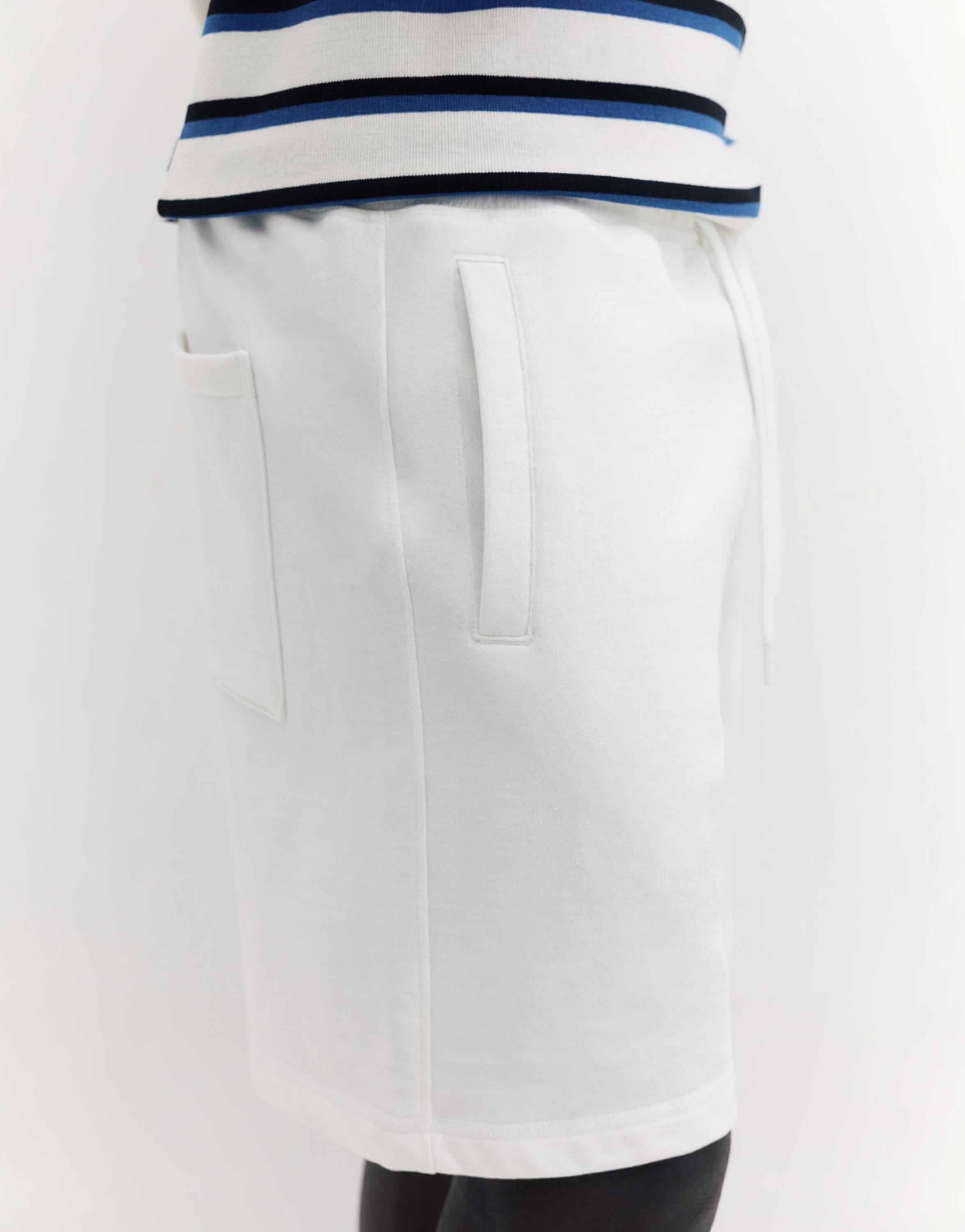 Logolu jogger bermuda şort - Görsel 13