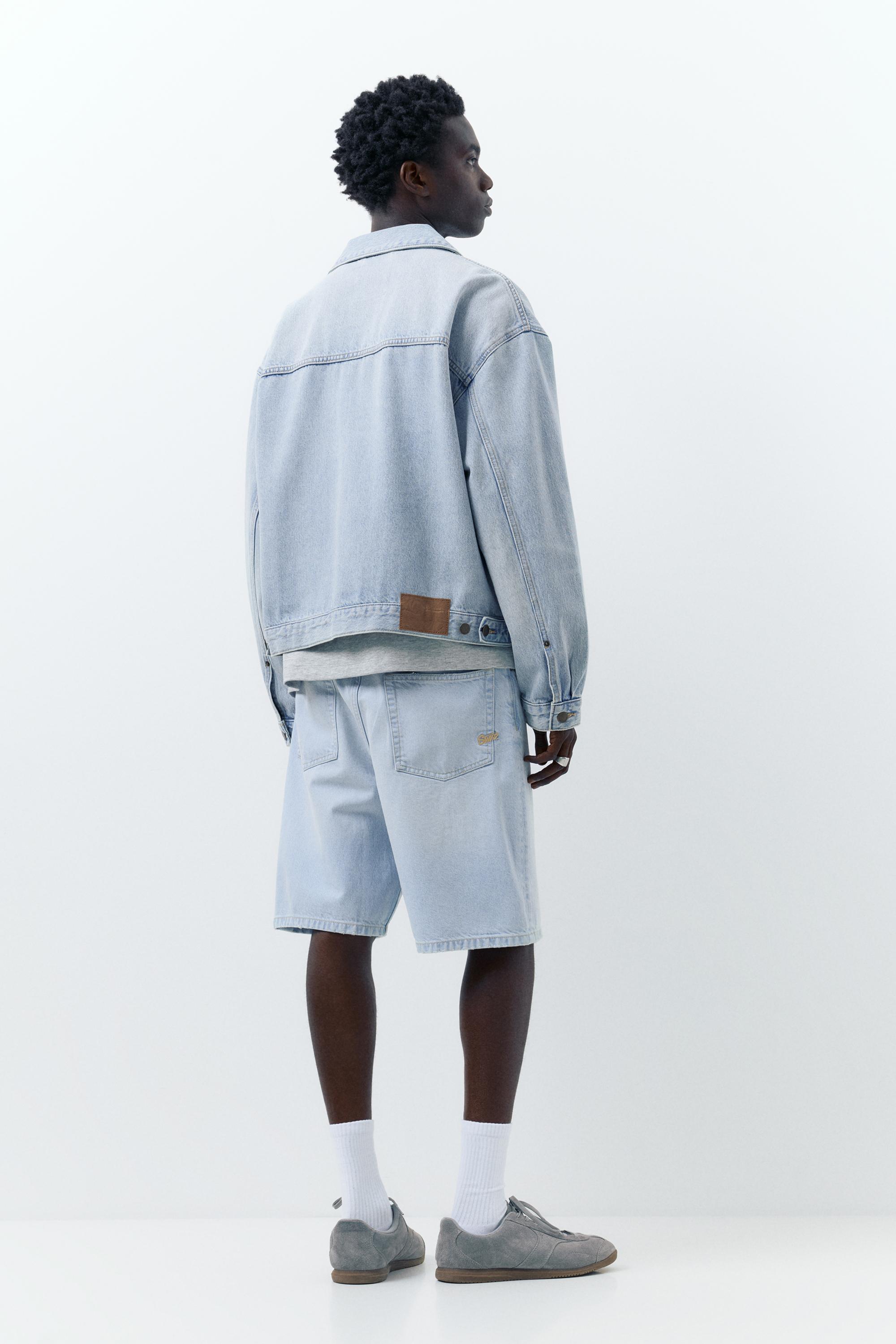 Baggy denim bermuda - Görsel 119
