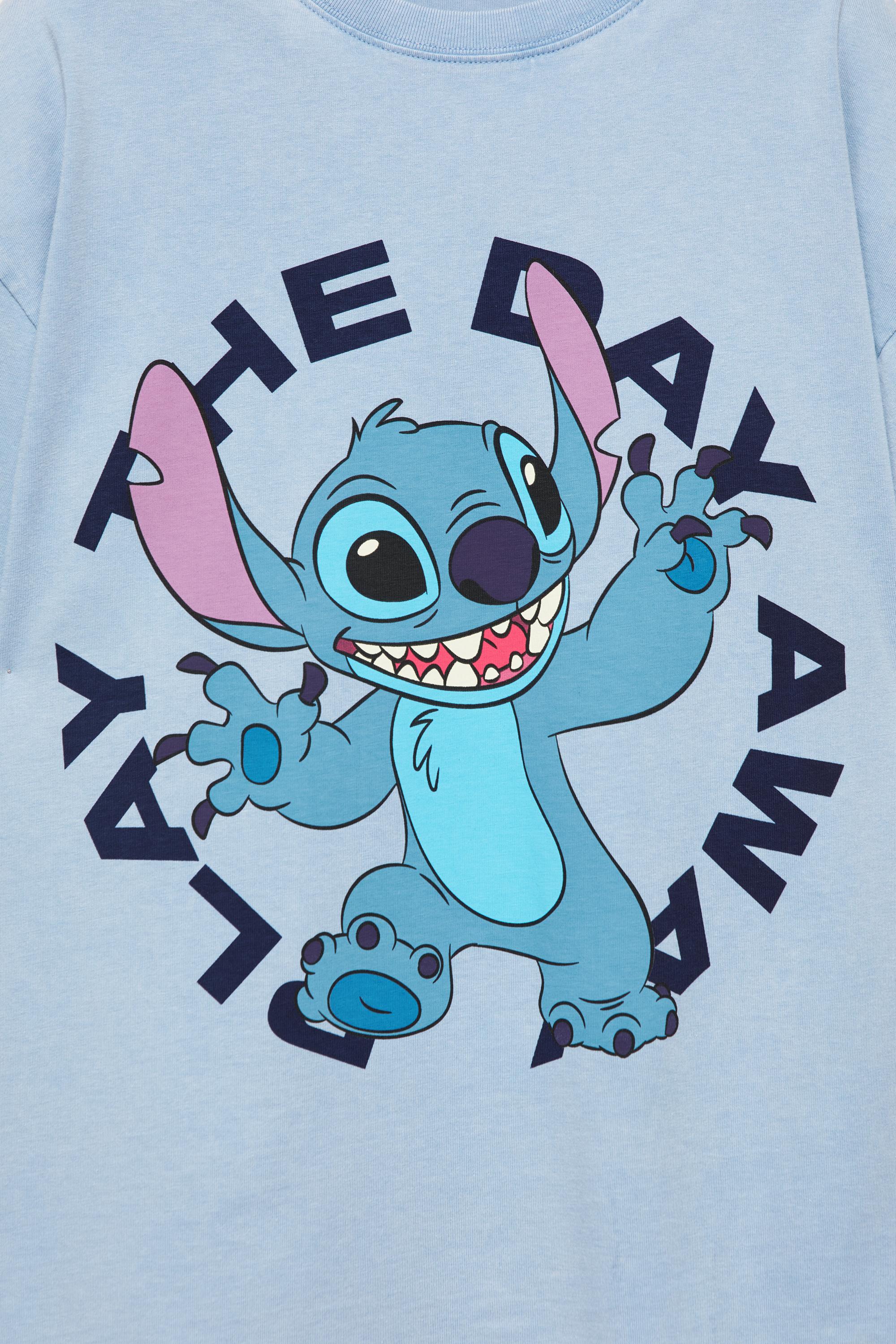 Short sleeve Stitch T-shirt — Faded blue