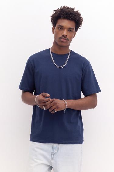 Basic T-shirt — Navy 1