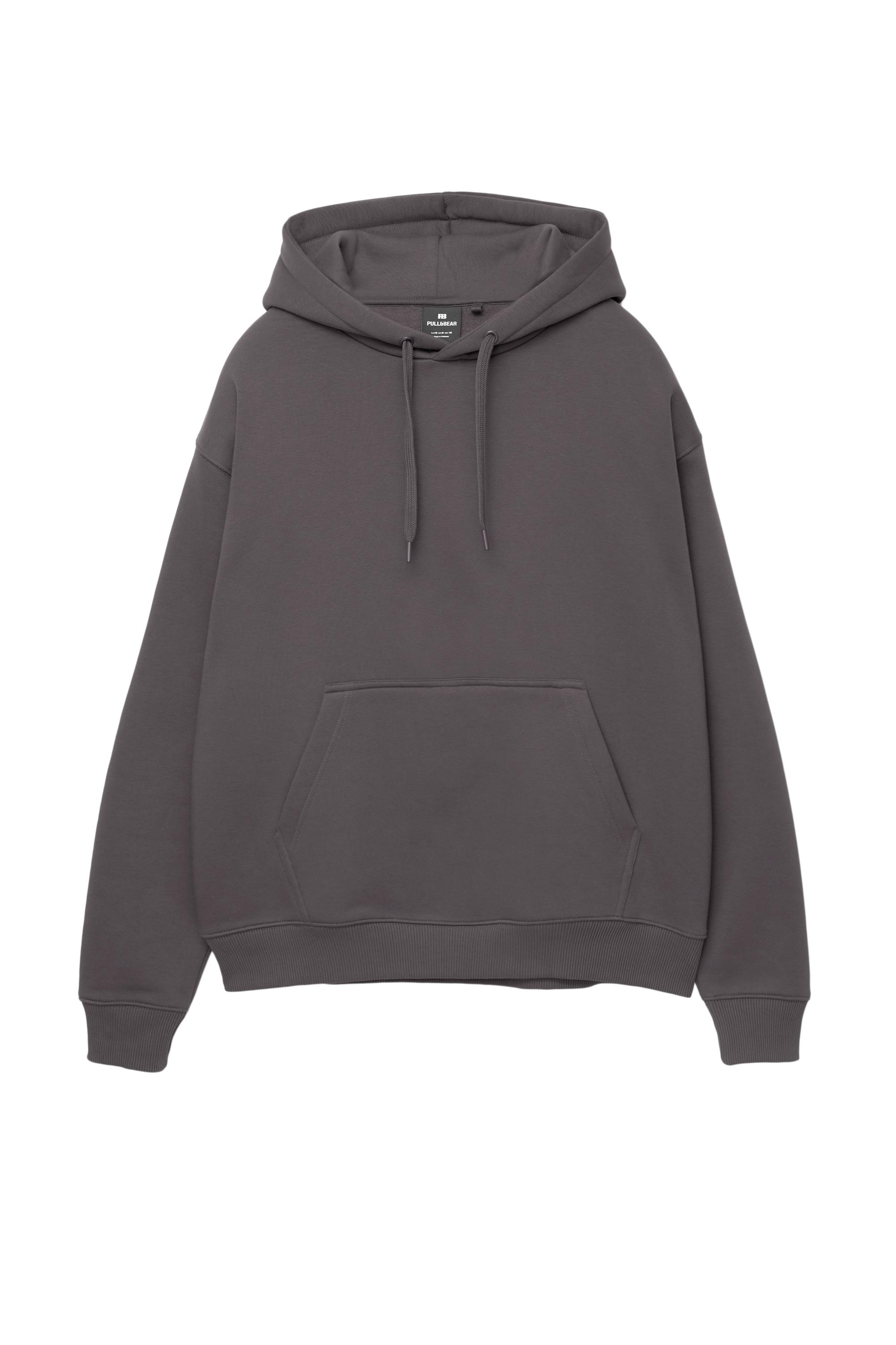 Basic kapüşonlu sweatshirt - Görsel 98