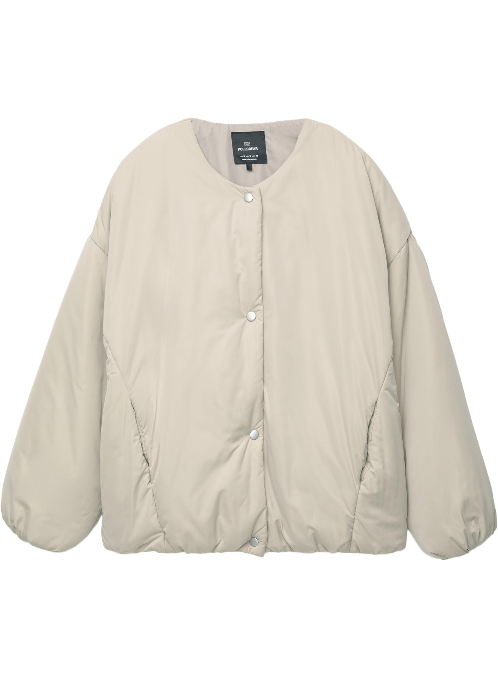 Çıtçıt düğmeli şişme mont - Görsel 14