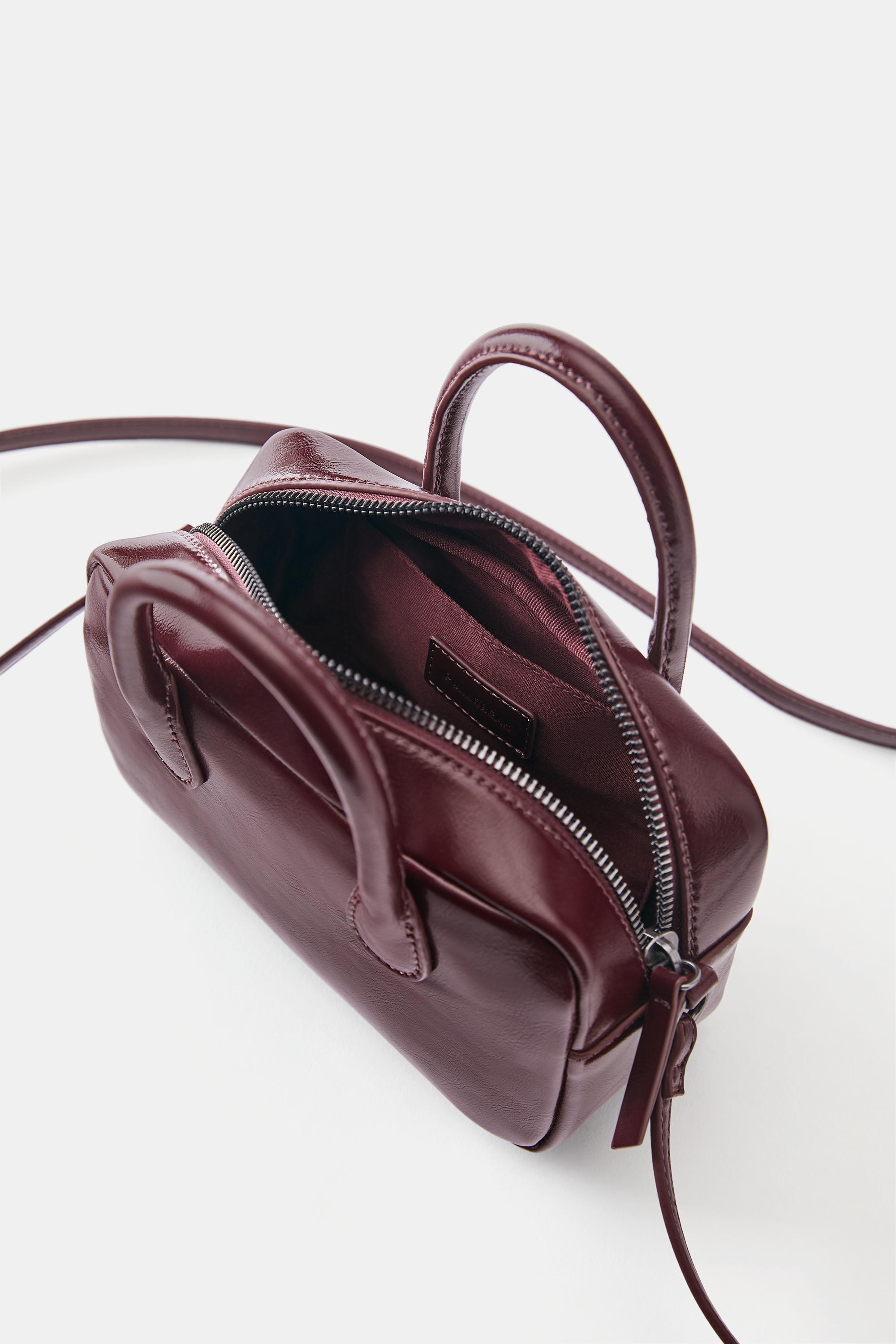 Mini crossbody bag — Burgundy