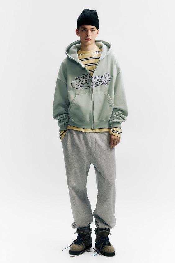 Survêtement à Capuche Avec Fermeture éclair Pour Hommes Grandes Tailles - Ensemble Haut Et Bas Avec Glands - Tissu Chaud Pour L'hiver