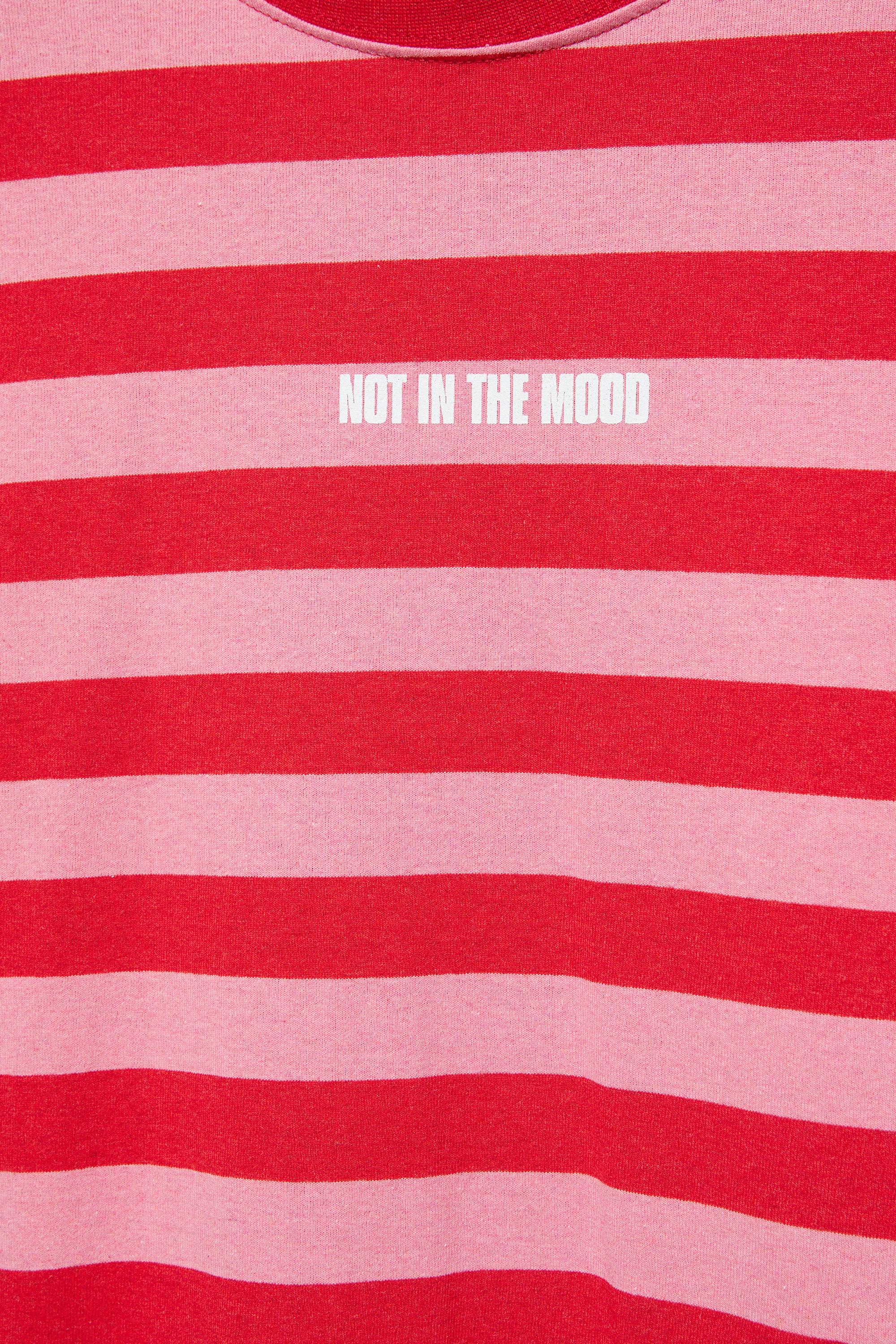 Striped STWD T-shirt — Red