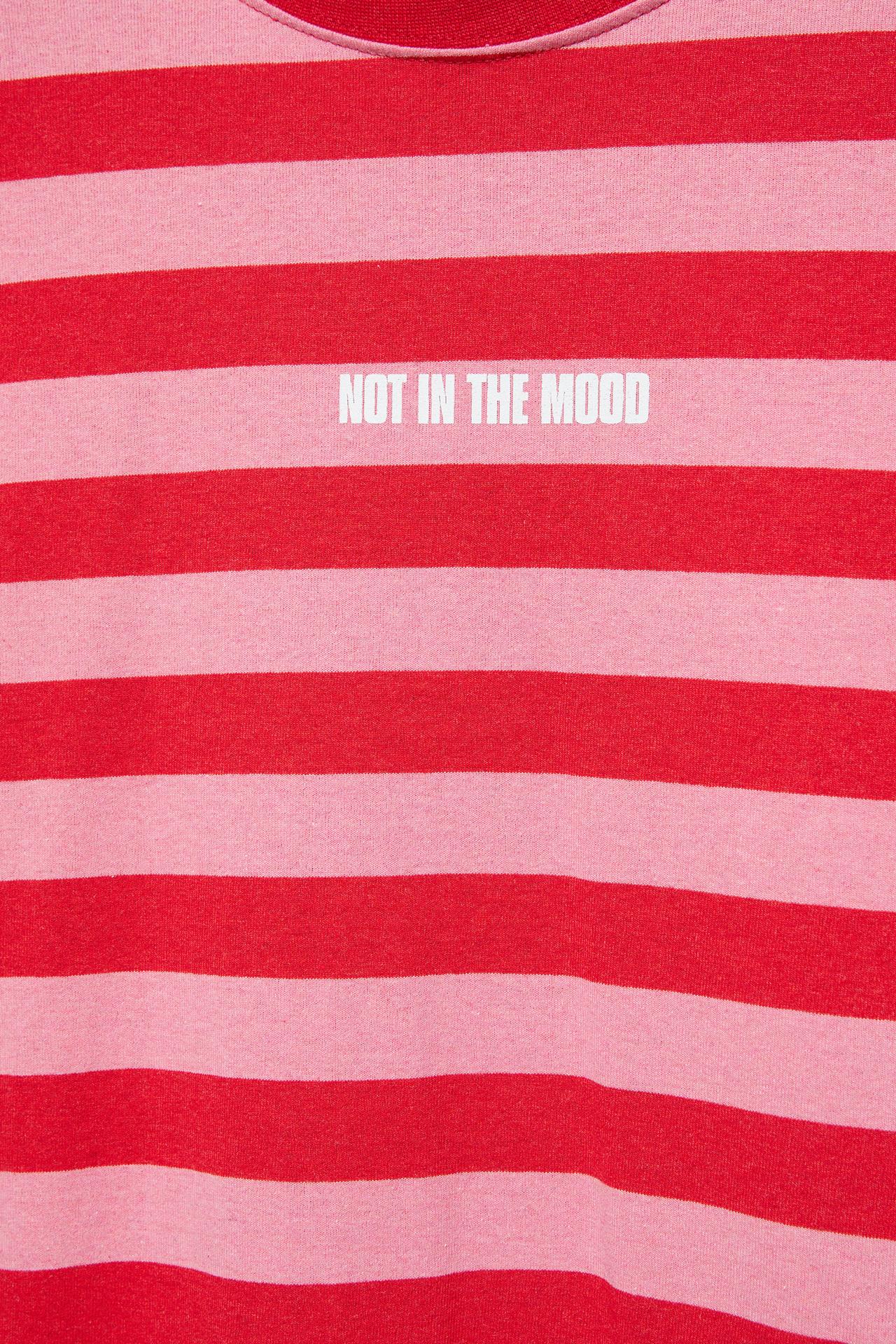 Striped STWD T-shirt — Red