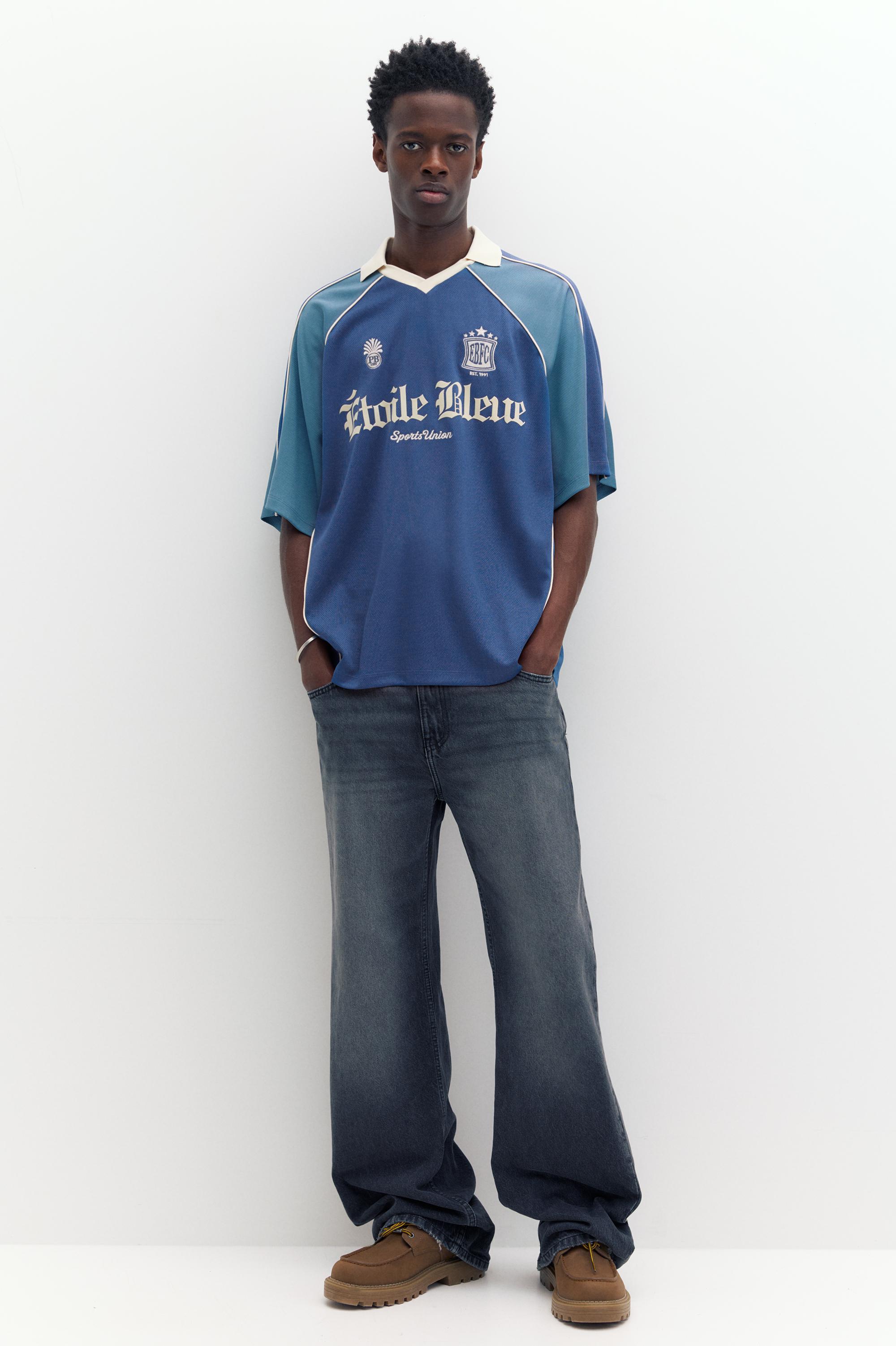 STWD grafik detaylı futbol polo - Görsel 6