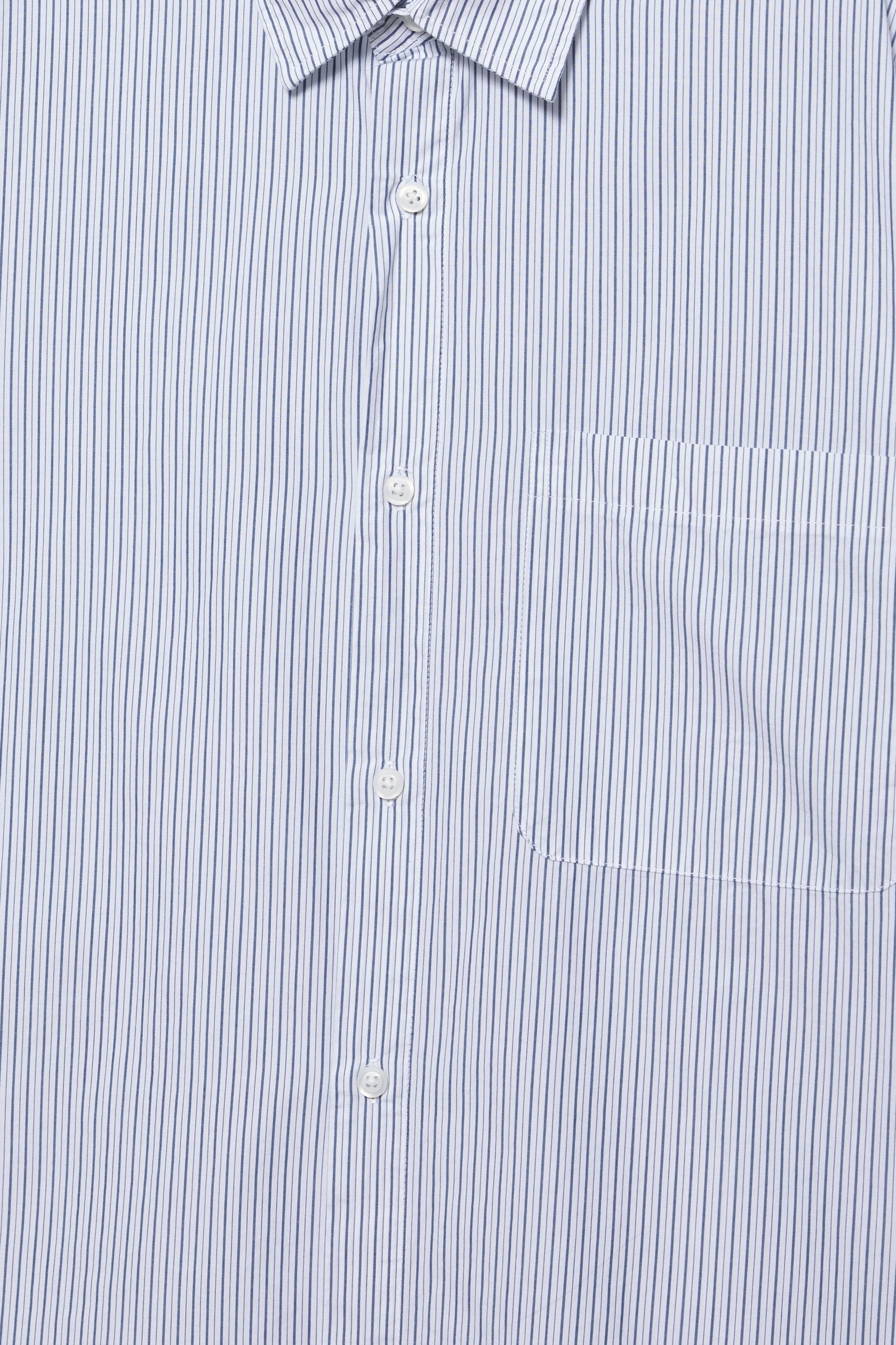 Çizgili uzun kollu gömlek - Görsel 17