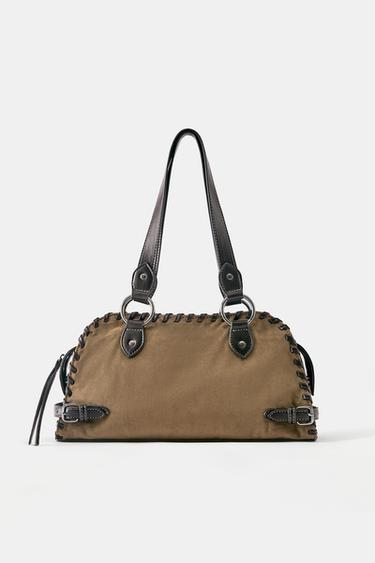 Contrast shoulder bag — Camel 1