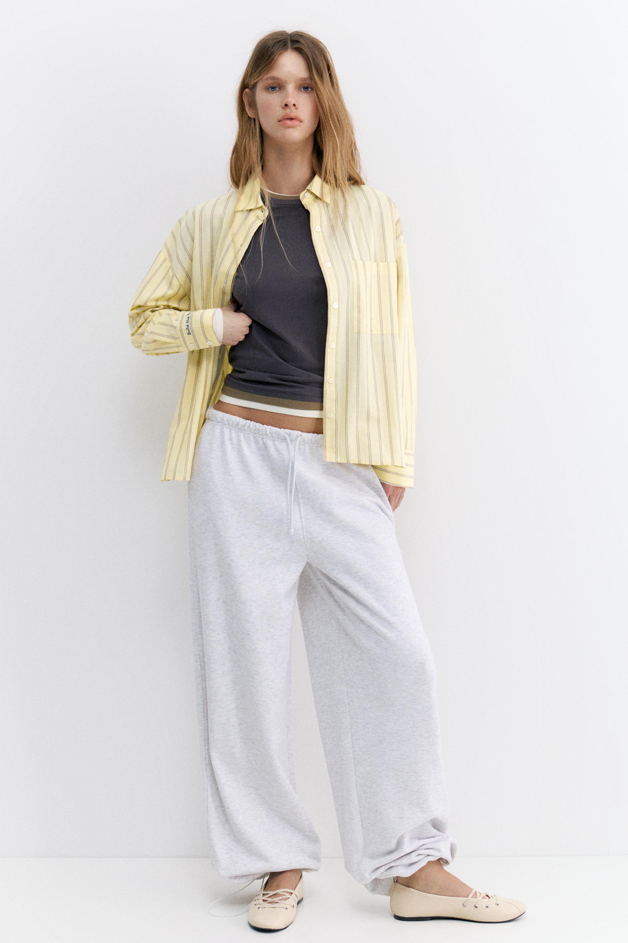 Sarı çizgili gömlek - Görsel 12