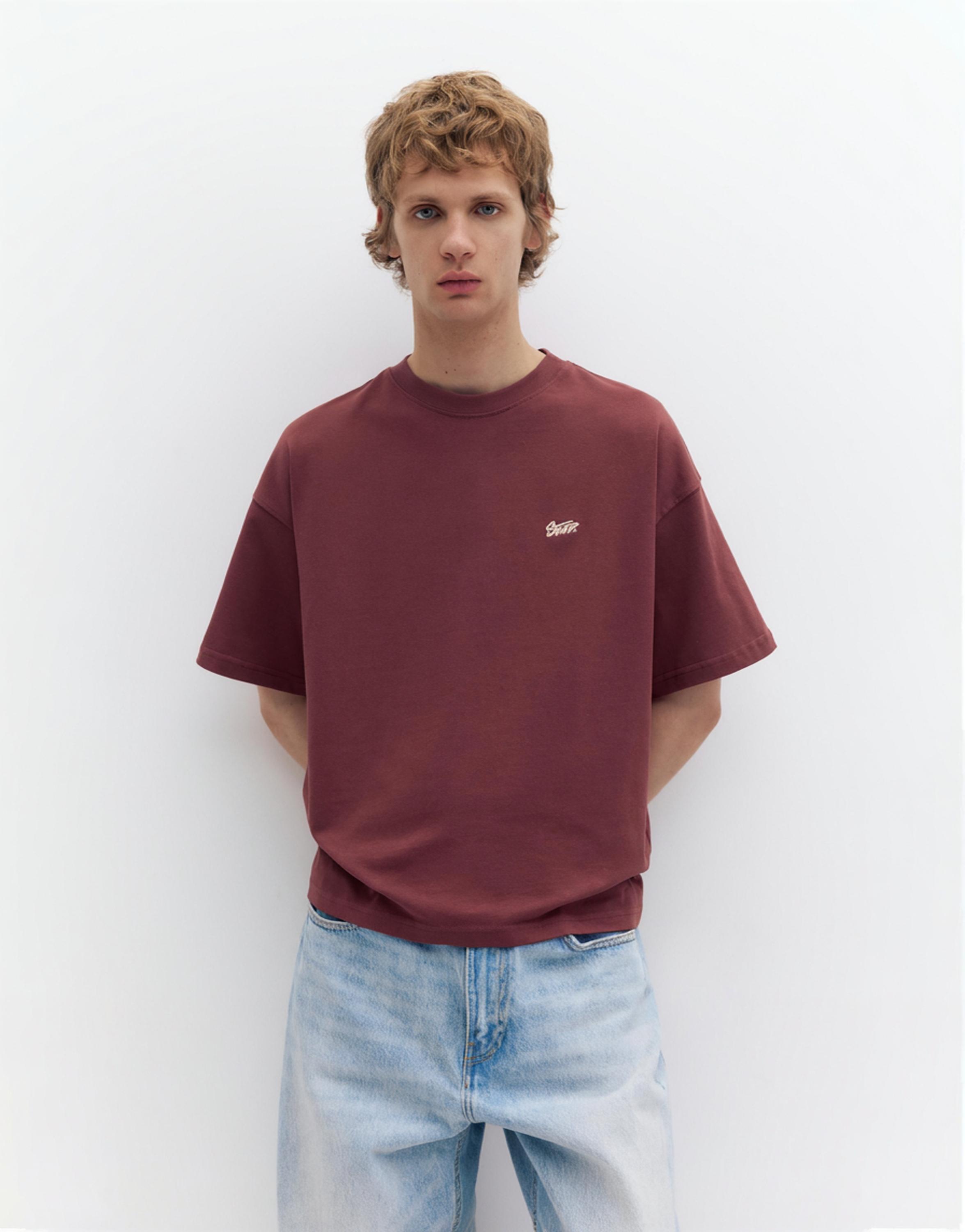STWD logolu salaş t-shirt - Görsel 14