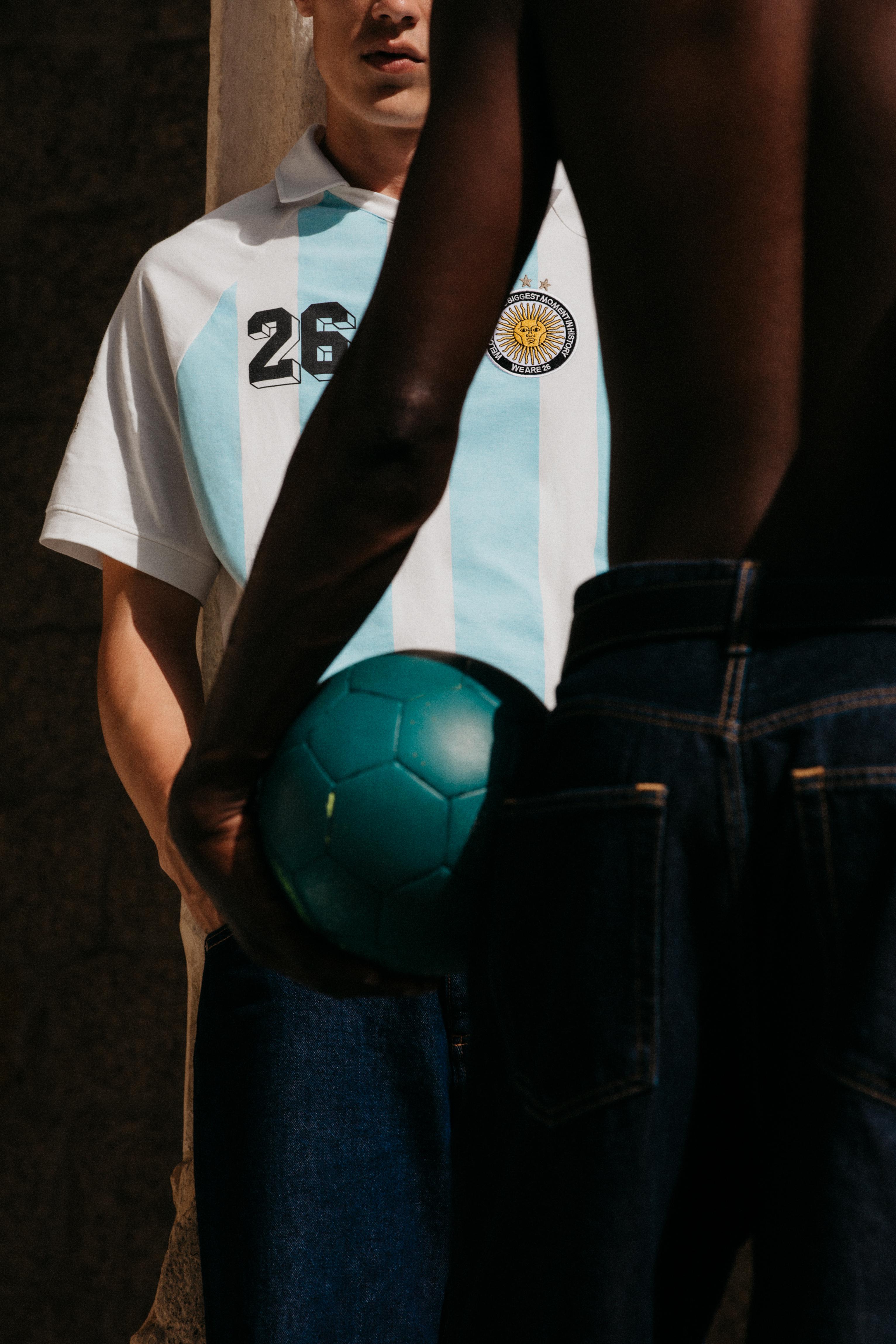 Argentina FIFA WORLD CUP 26™ polo shirt — Off white