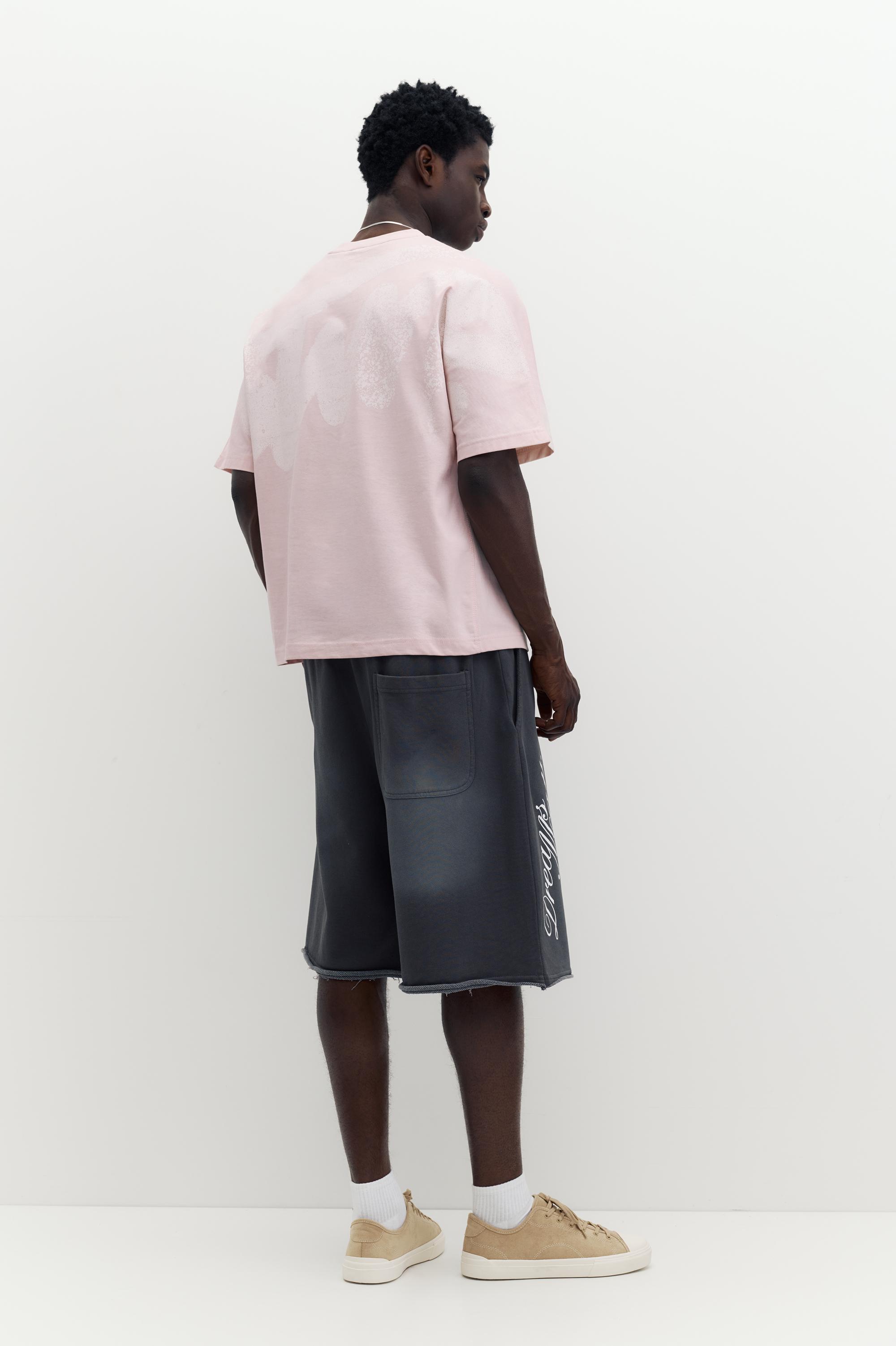 STWD graffiti logo T-shirt — Pink