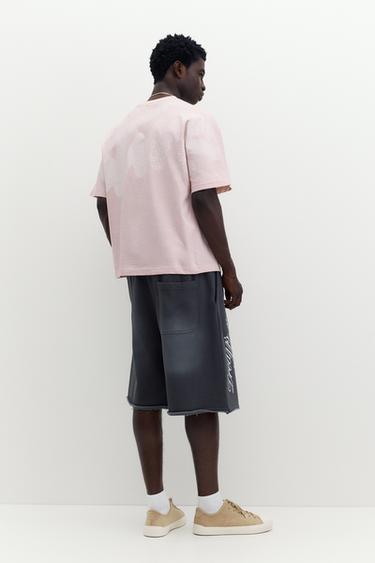 STWD graffiti logo T-shirt — Pink 3