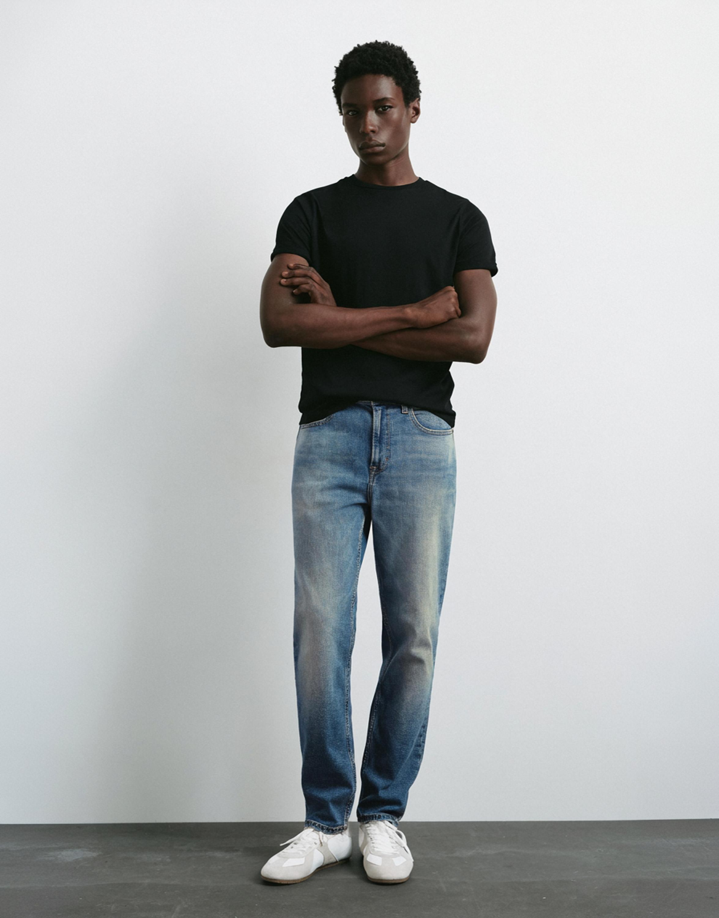Slim fit jeans — Neon blue