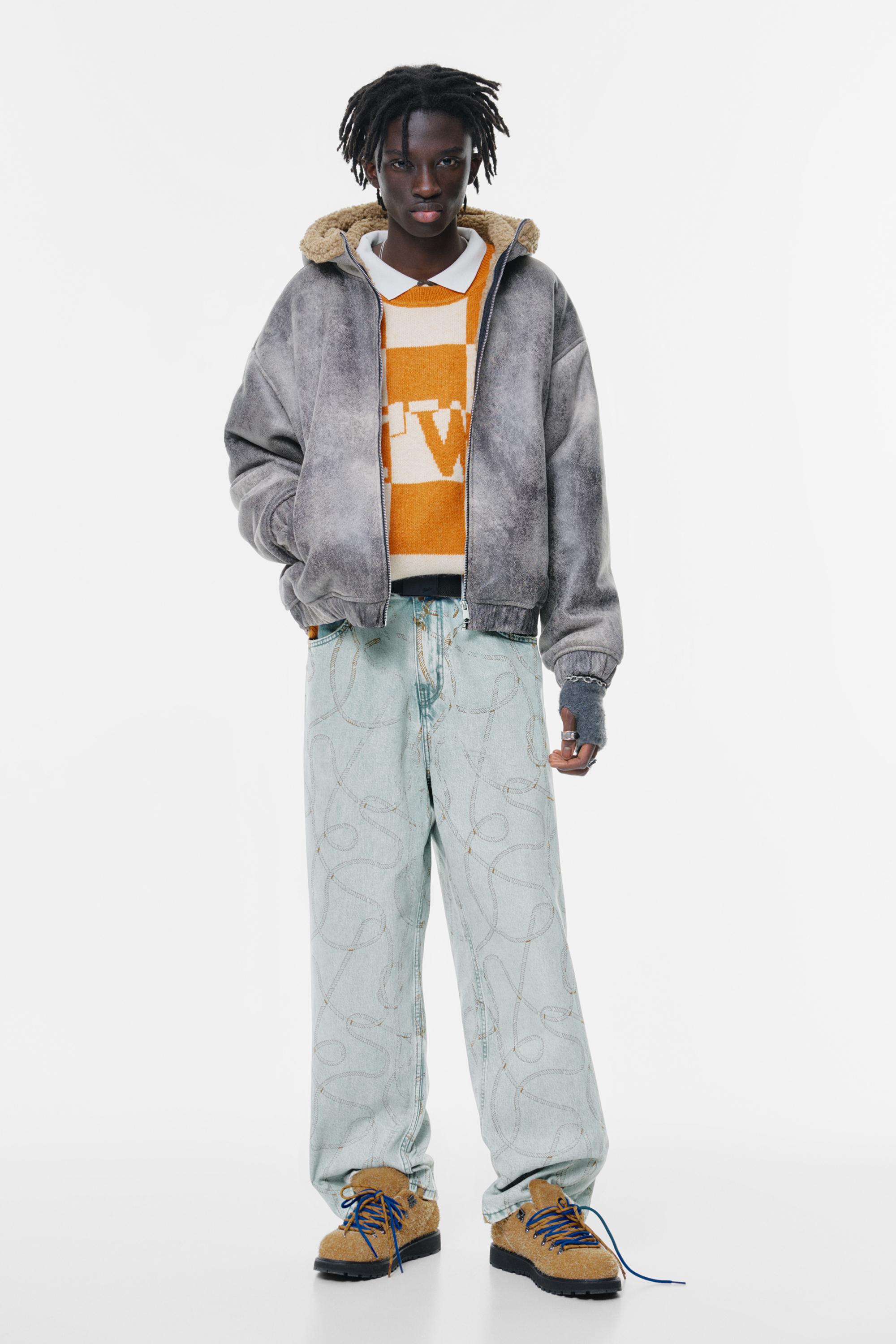 Baggy Jeans Mit Seildruck