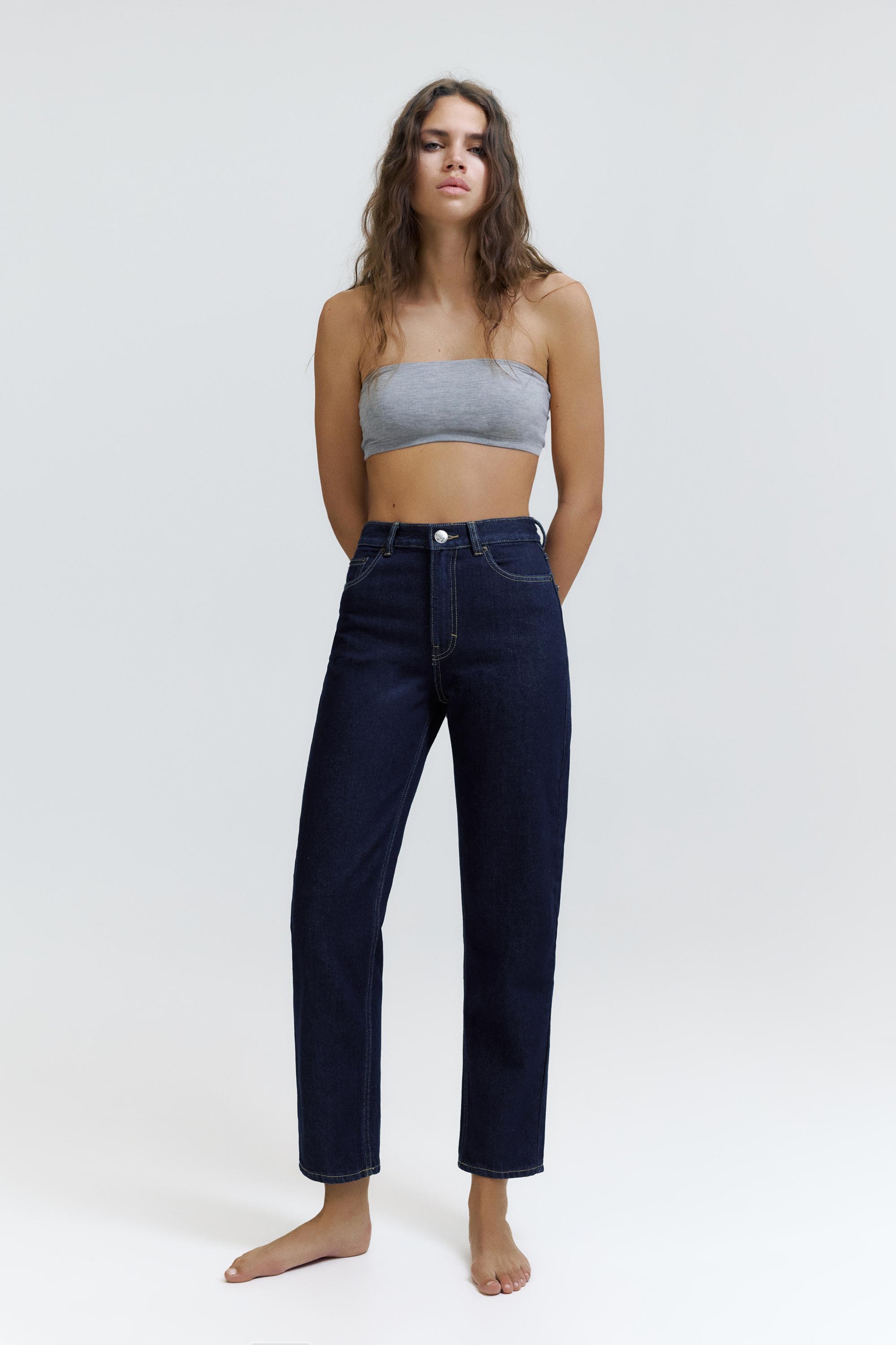 Mom fit yüksek bel jean - Görsel 16