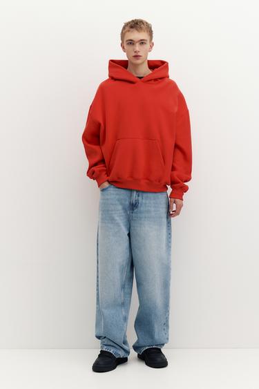 STWD hood sweatshirt — Red 4