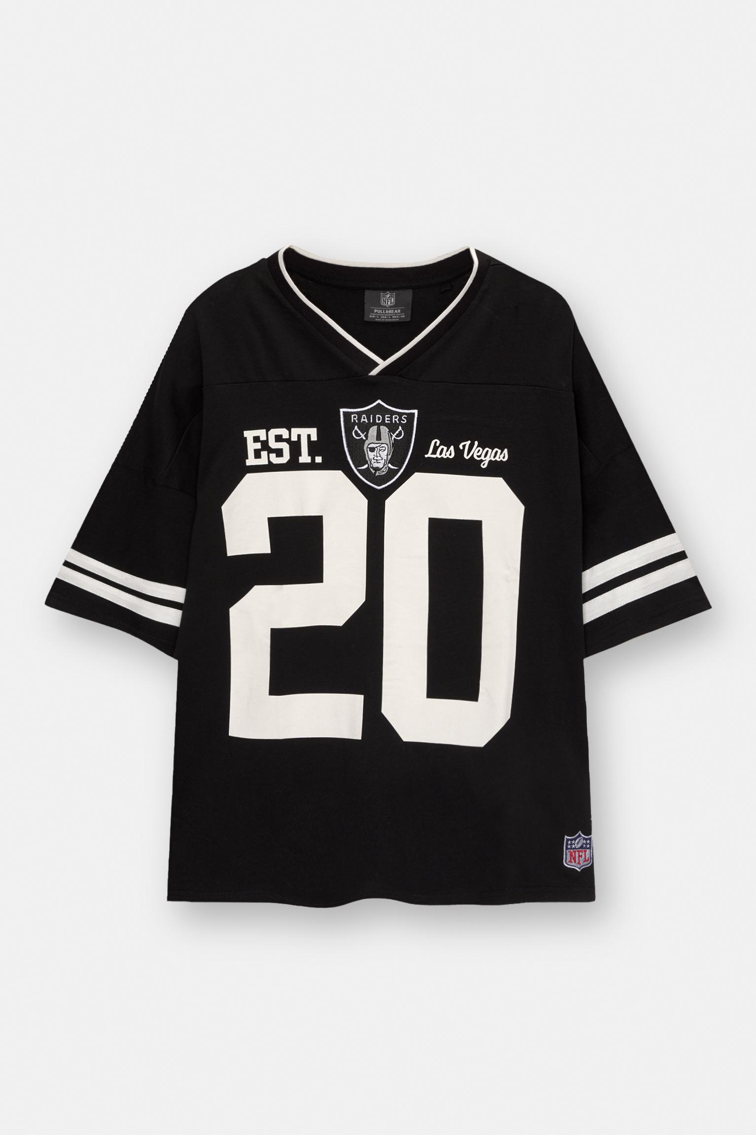 NFL Raiders T shirt pull bear