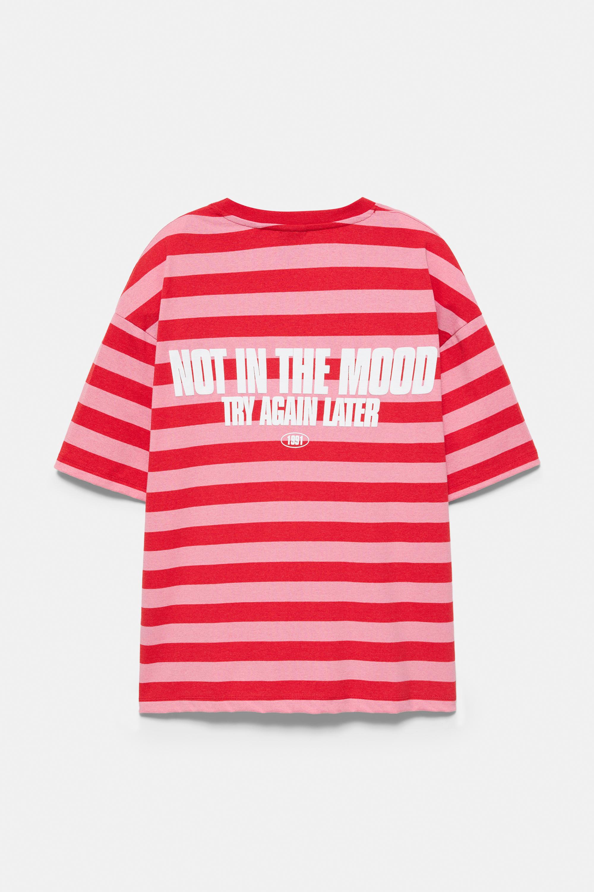 Striped STWD T-shirt — Red