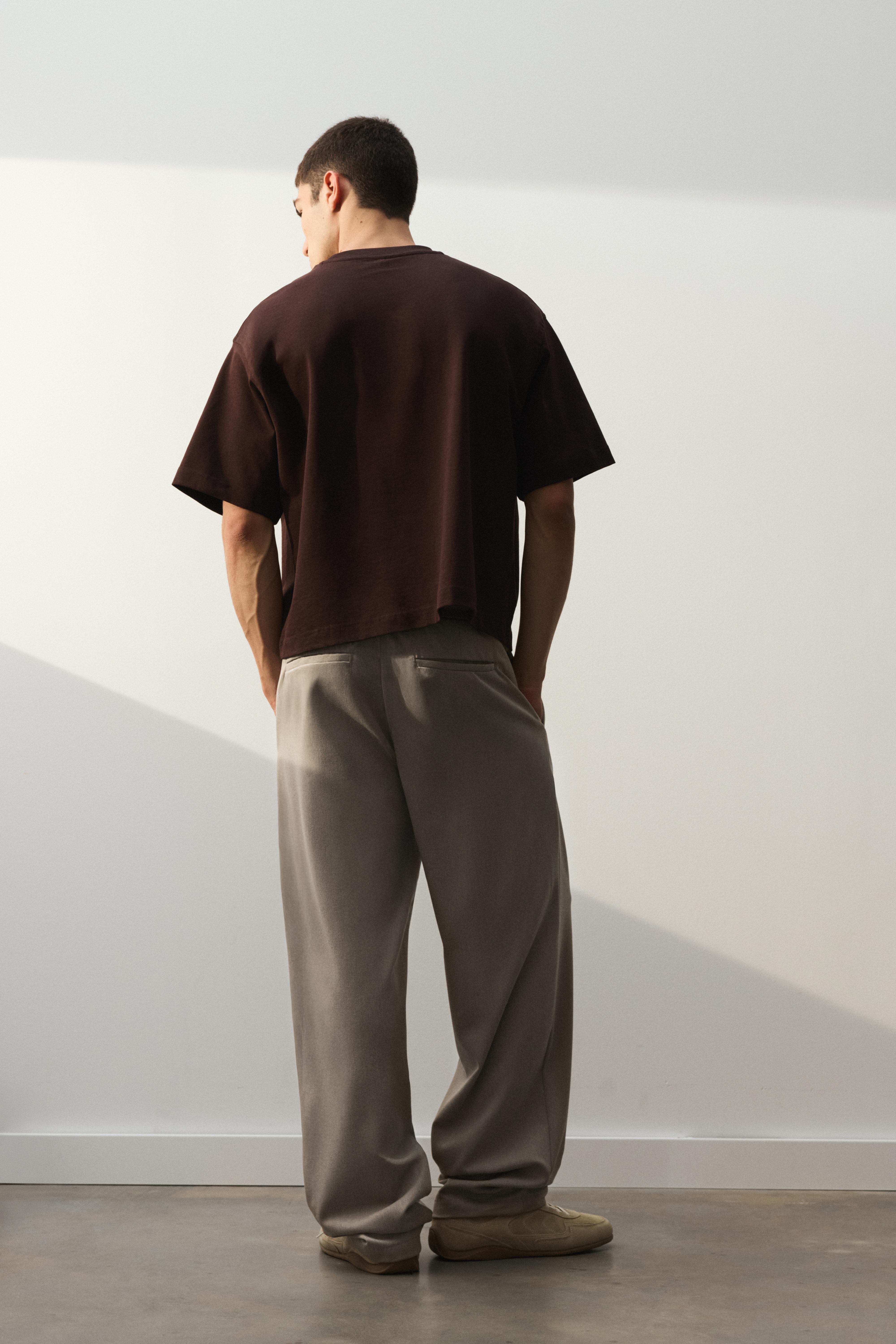 Tailored fit joggers — Taupe