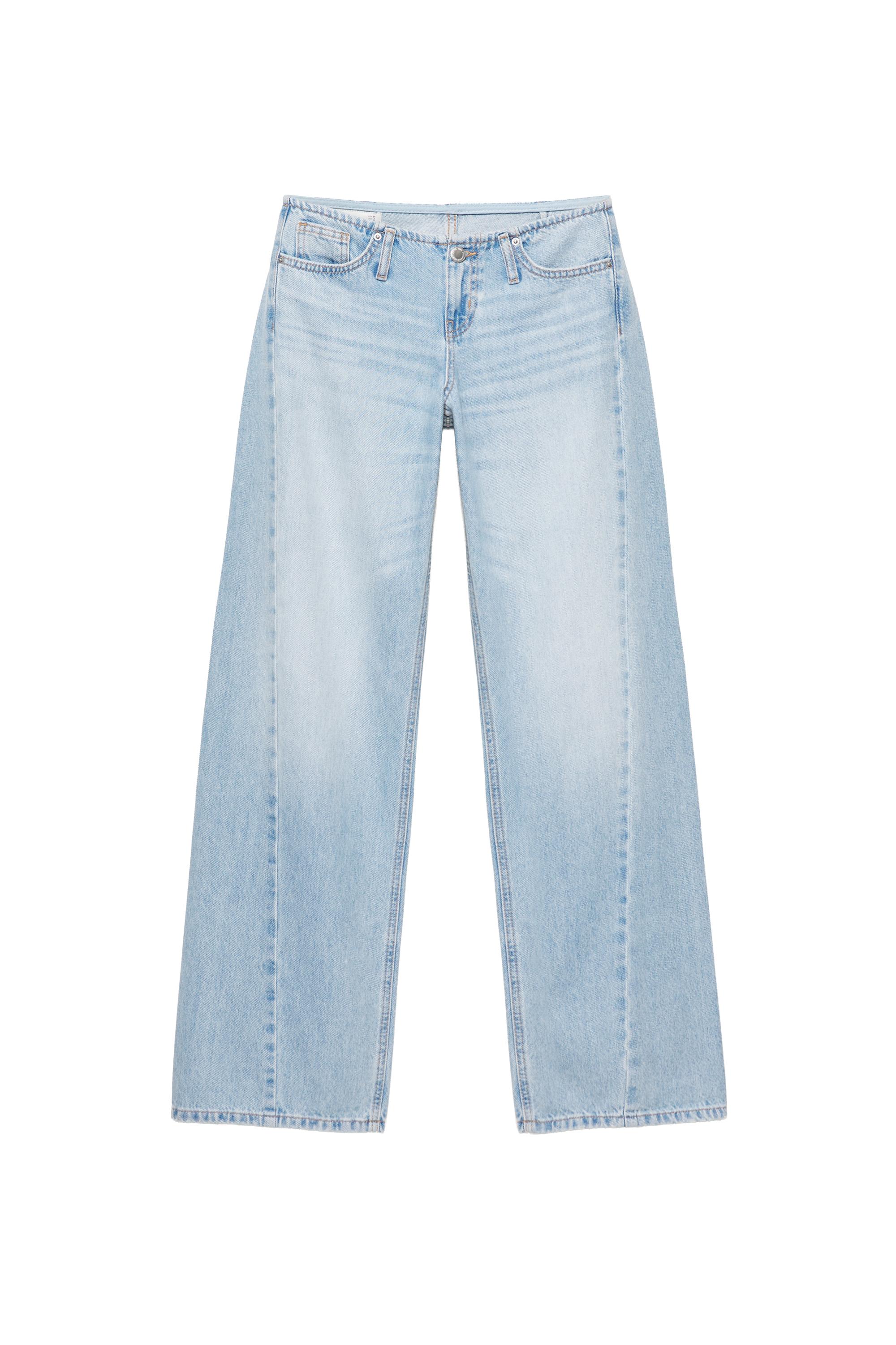 Pull&Bear Düşük bel straight jean görsel 4