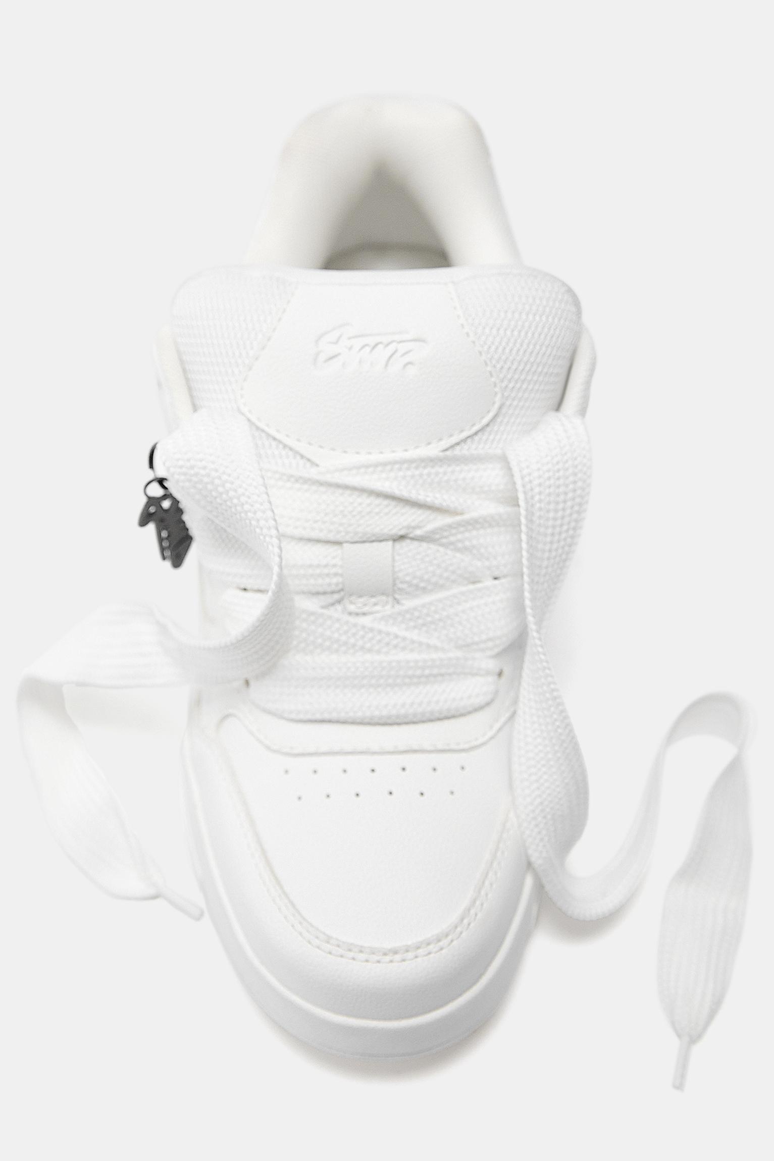 STWD embellished skate trainers — White