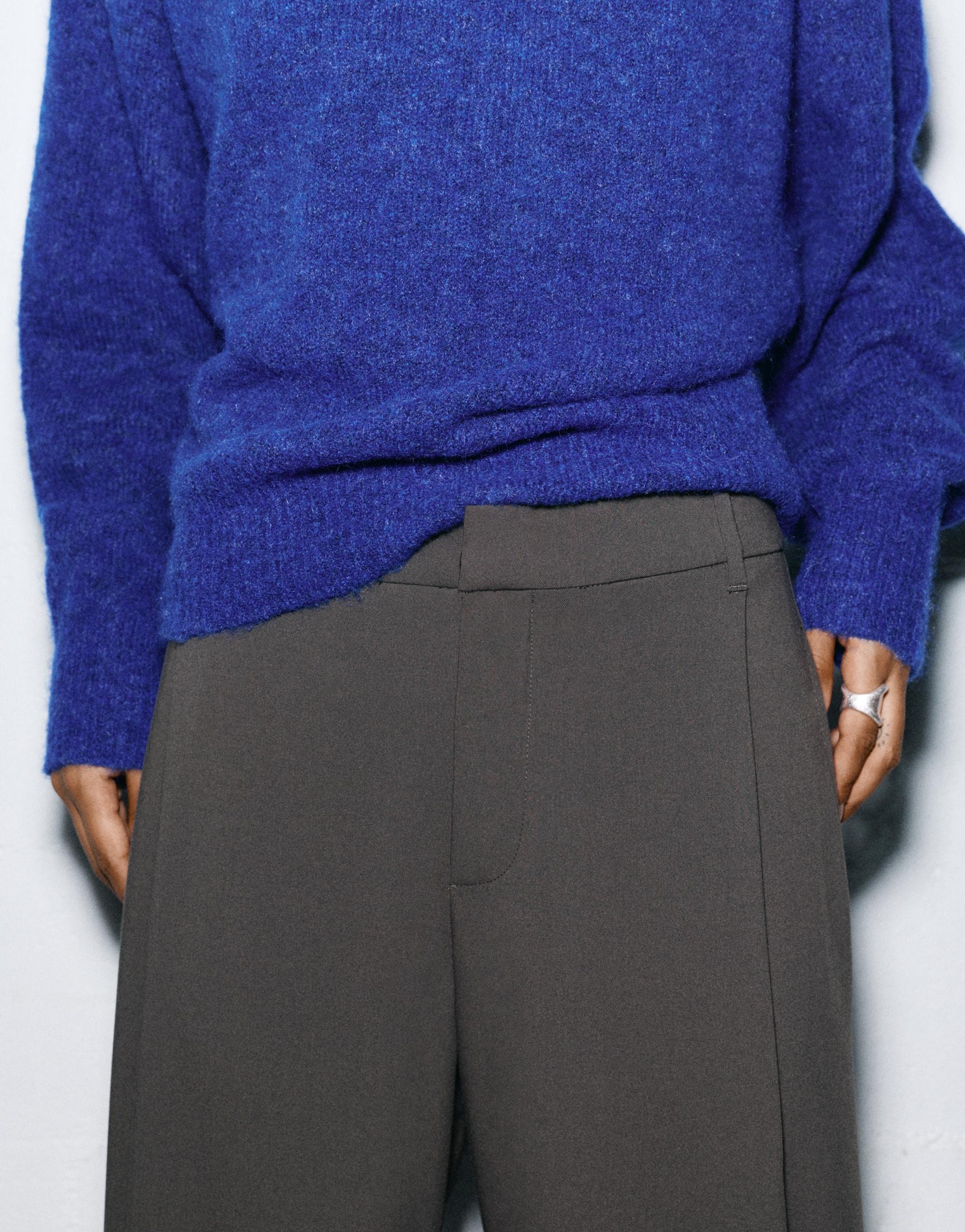 Pull&Bear Pensli kumaş pantolon görsel 8