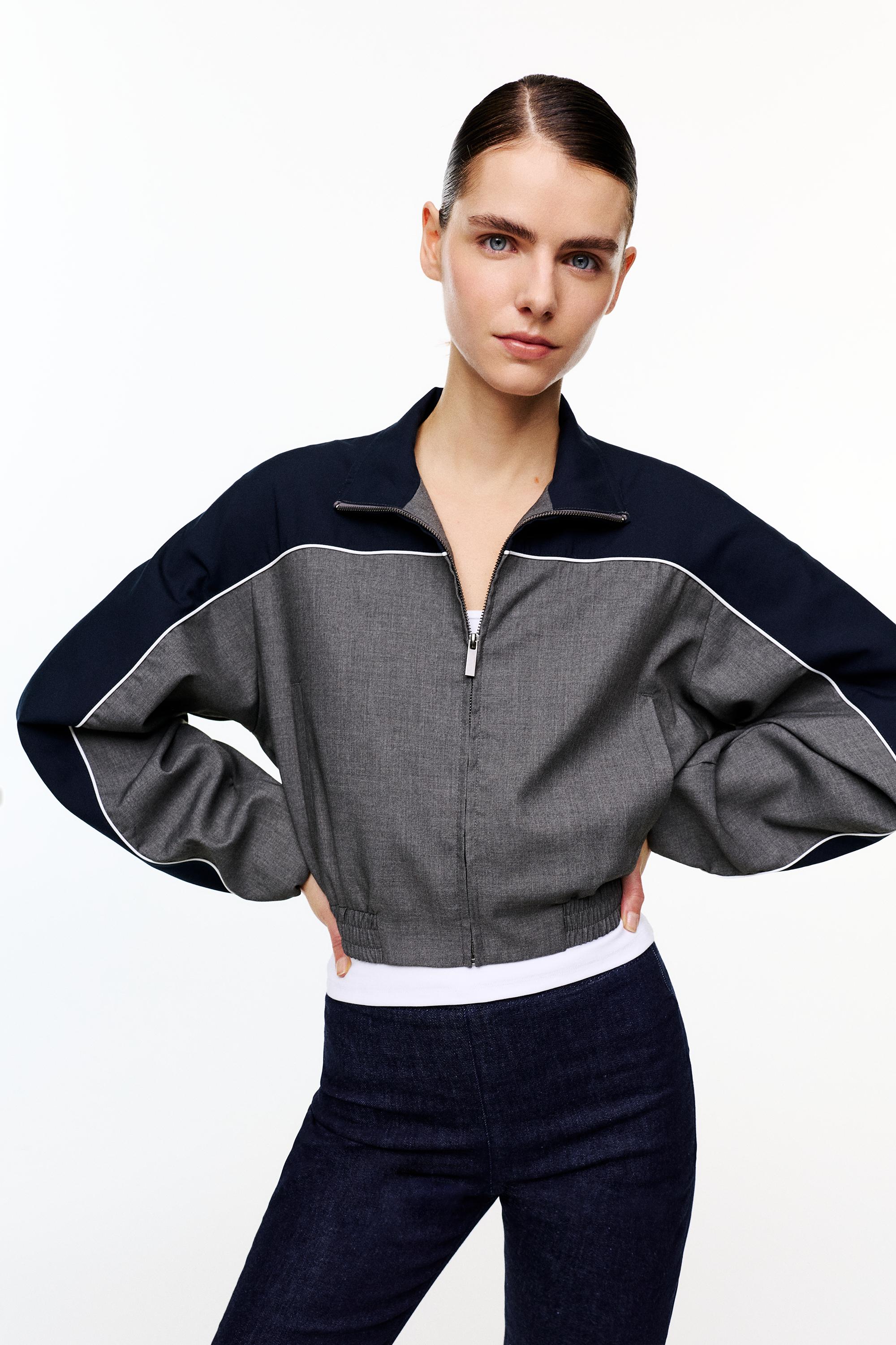 Casaco Com Painéis Combinados