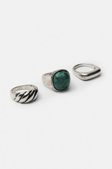 3-pack of stone rings — Others 1