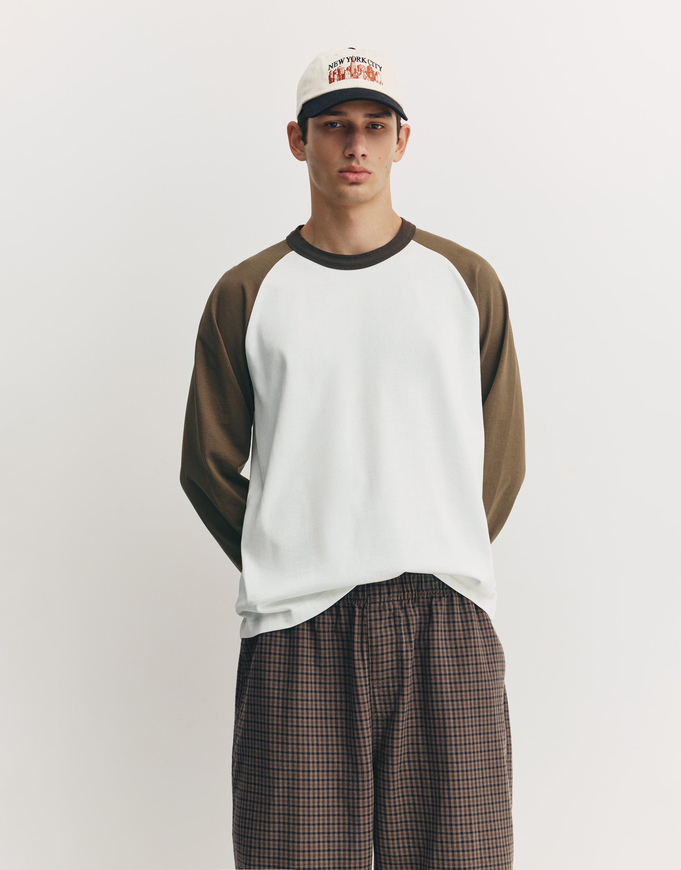 Reglan kol uzun kollu t-shirt - Görsel 12