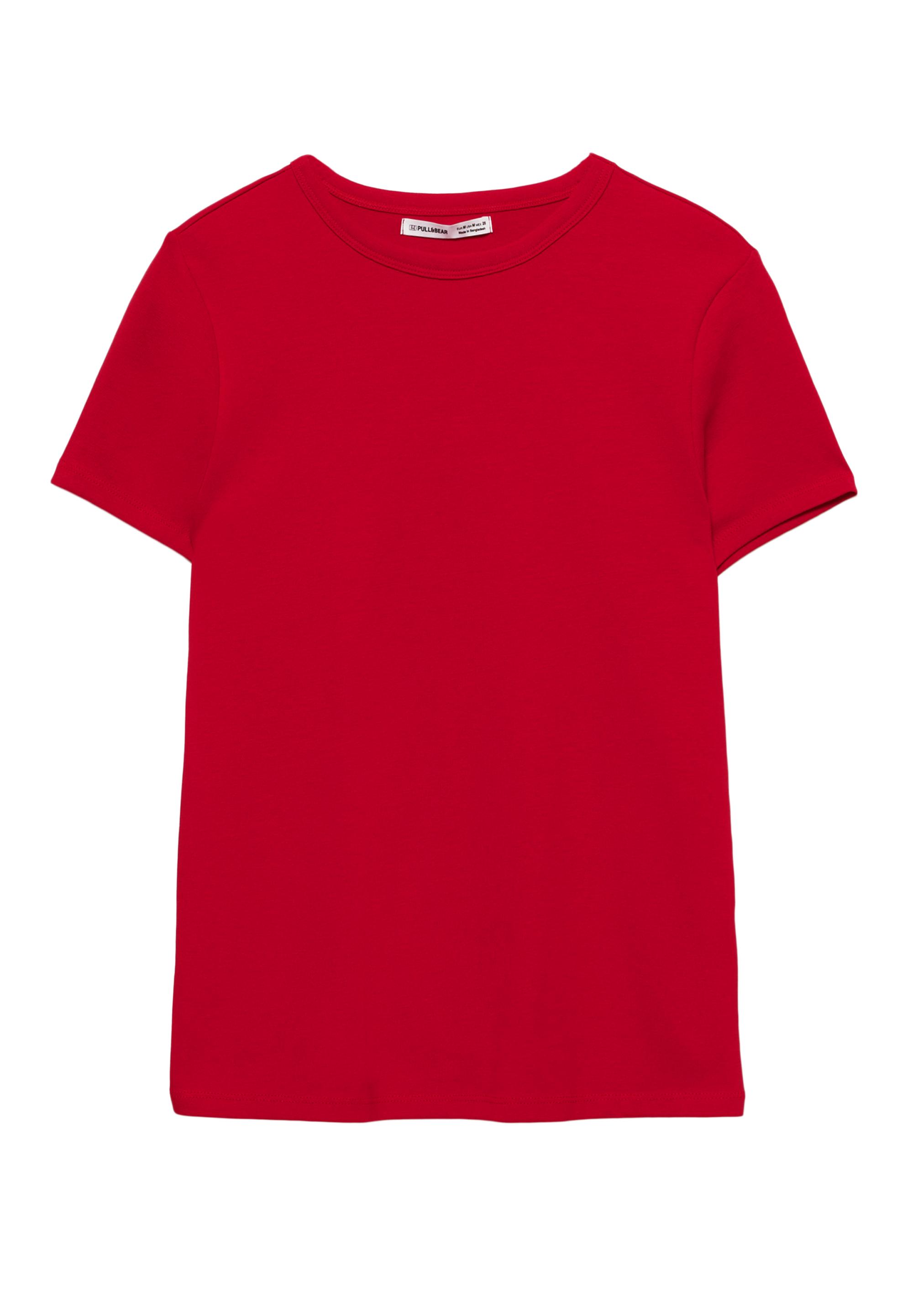Short sleeve fitted tişört - Görsel 19
