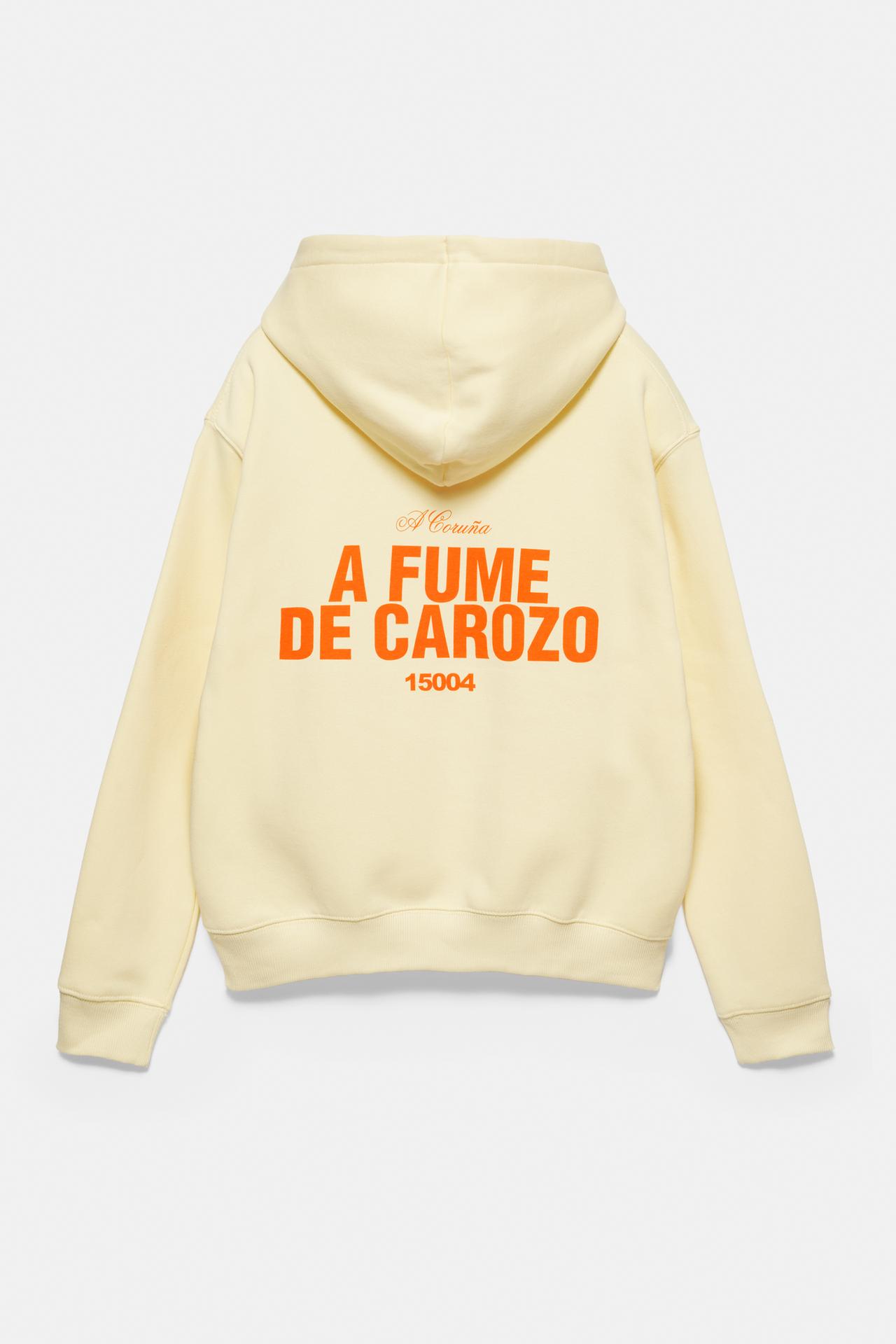 A Coruña graphic hoodie — Yellow