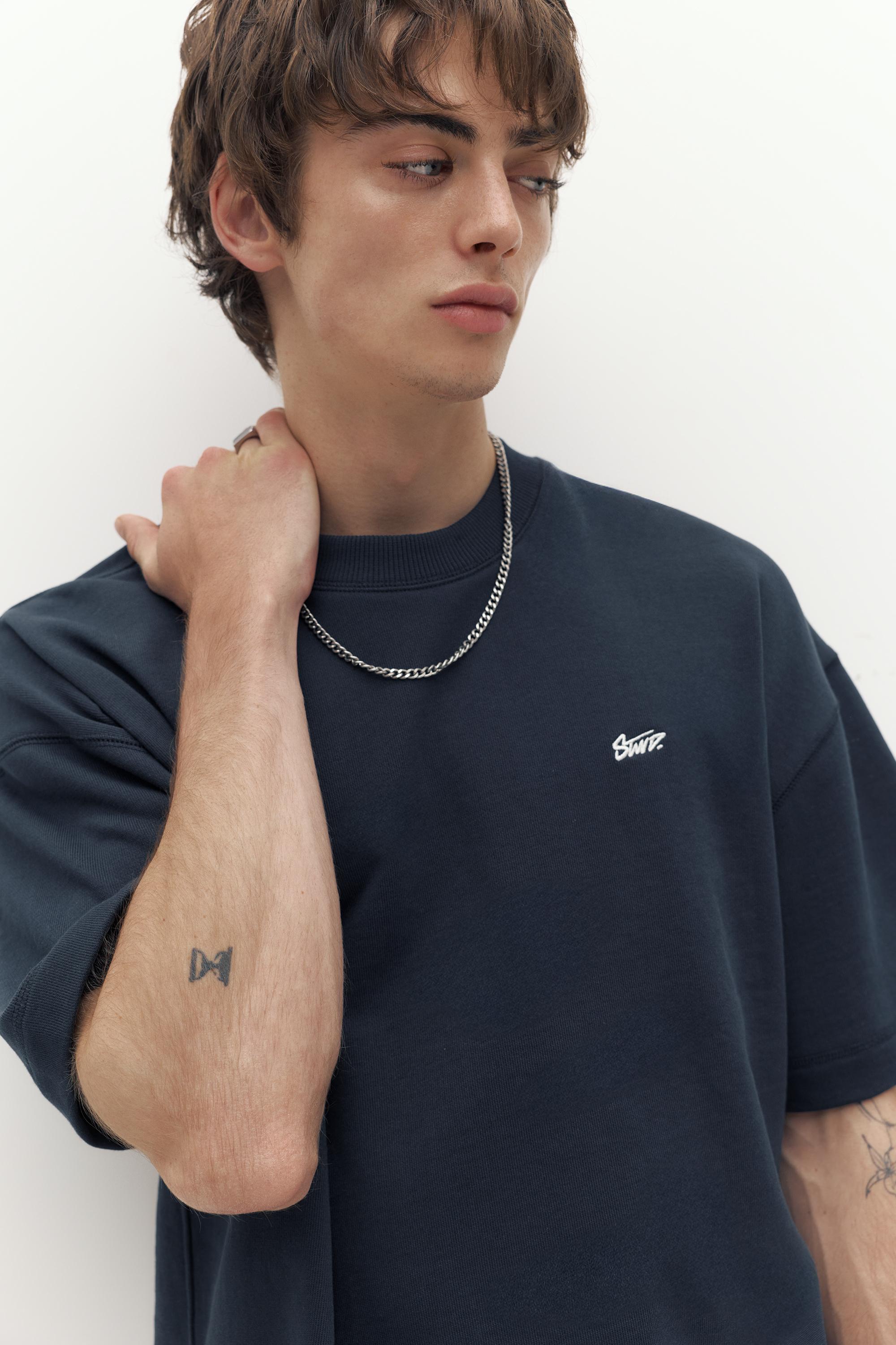 Kısa kollu logolu sweatshirt - Görsel 75