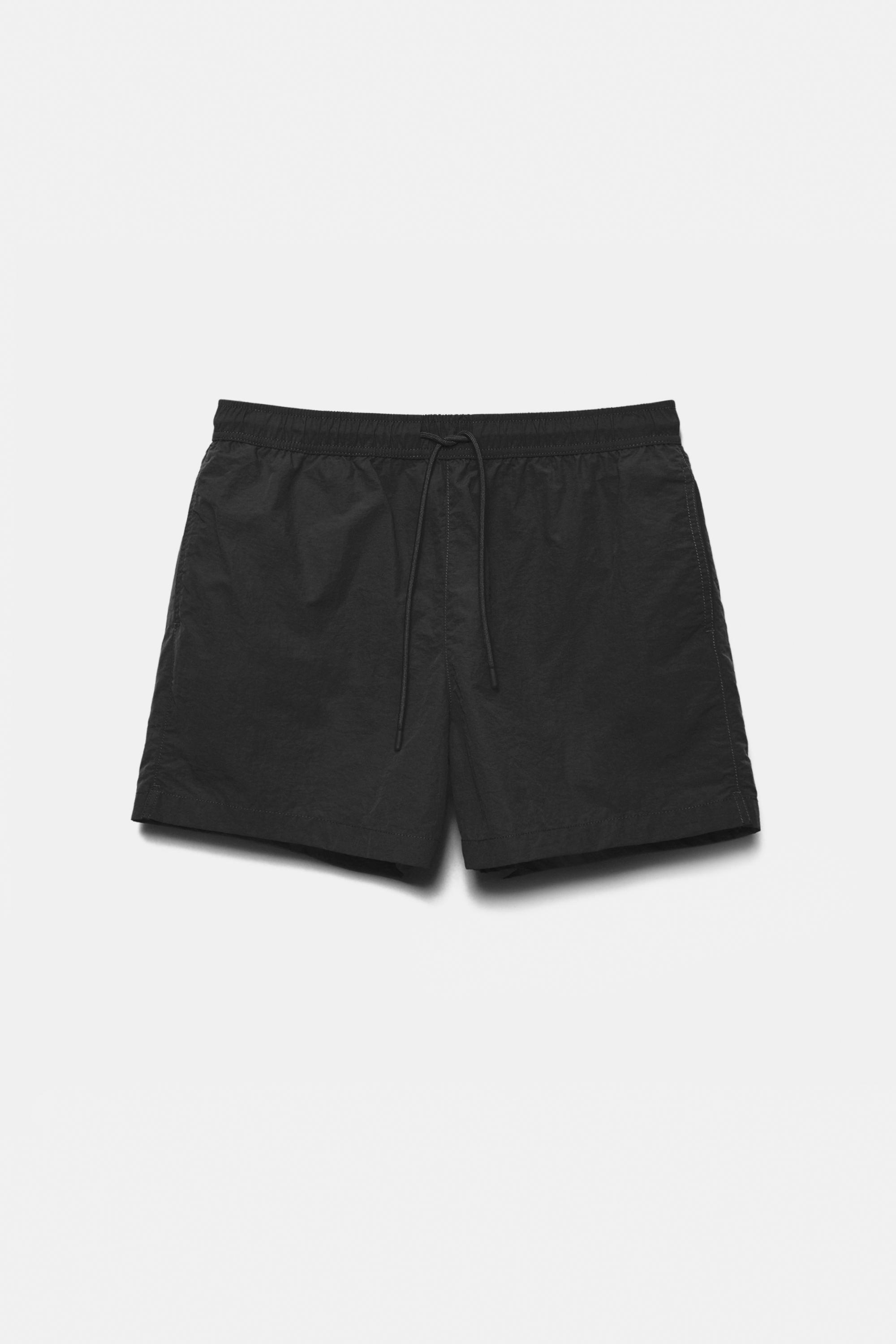 Regular fit swim shorts — Black
