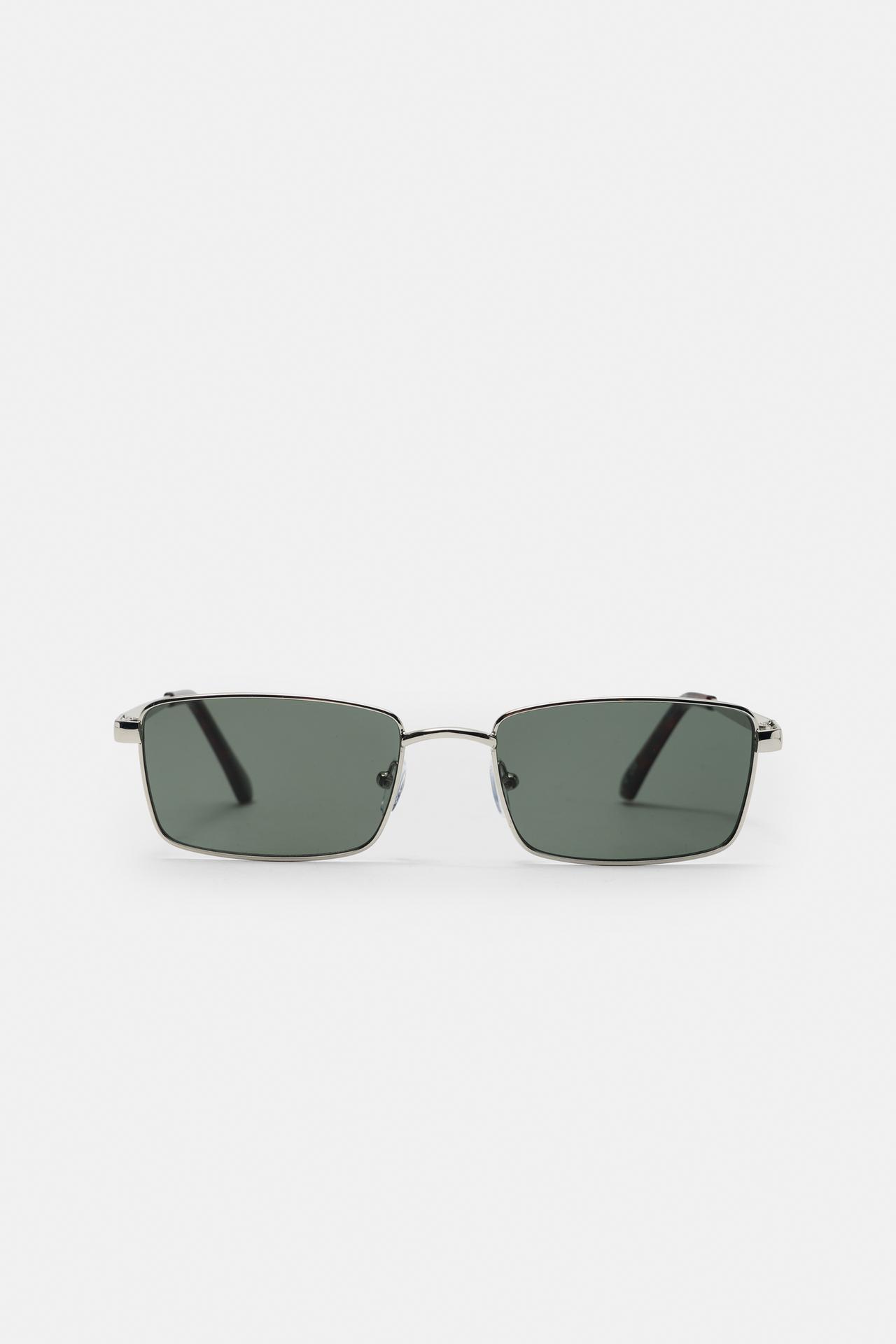 Rectangular sunglasses — Green