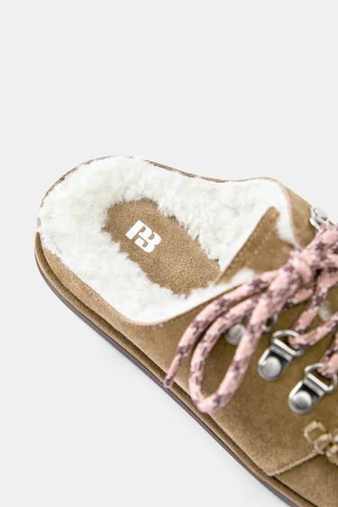 Trekking leather clogs — Sand 3