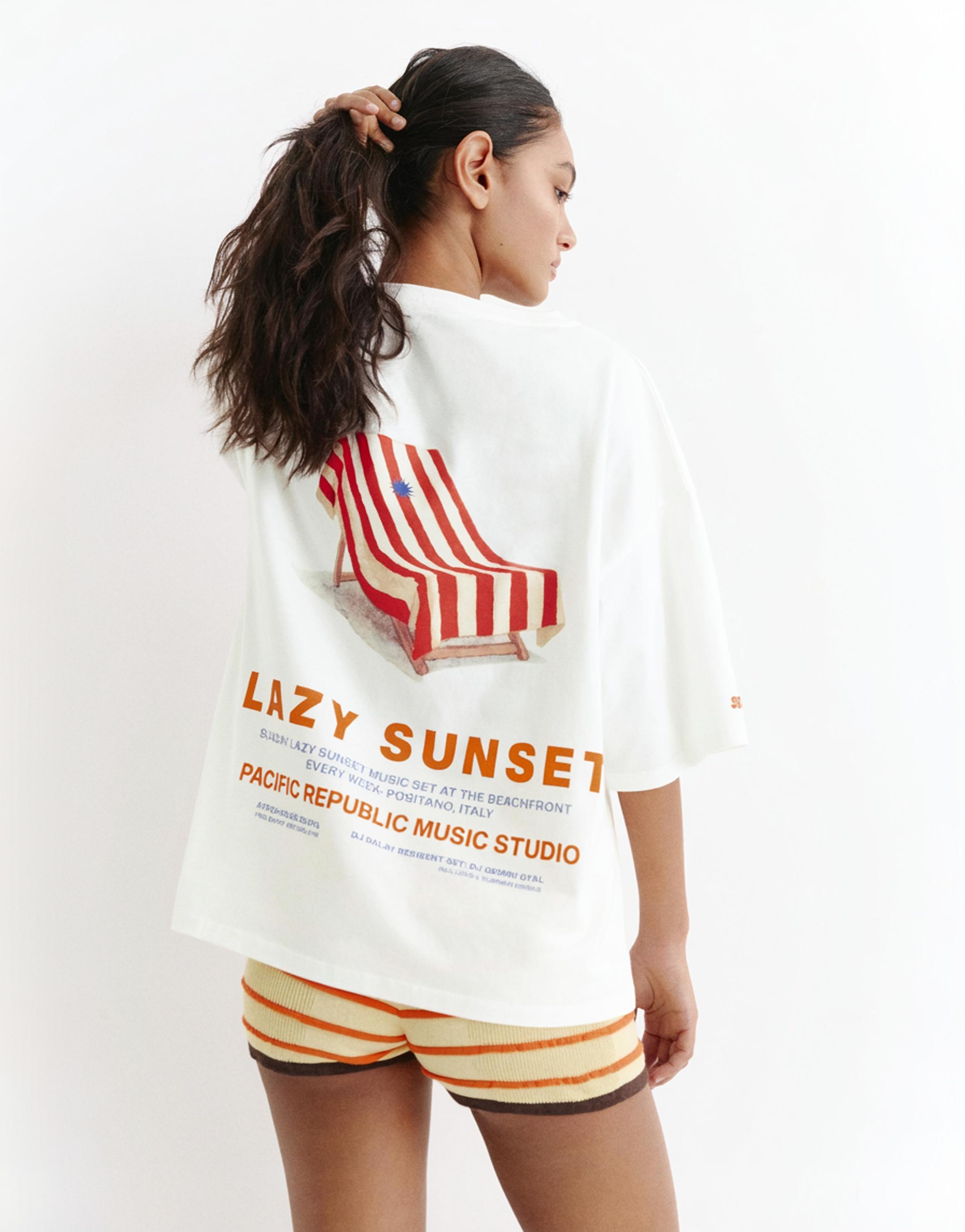 Hammock graphic T-shirt — Ice