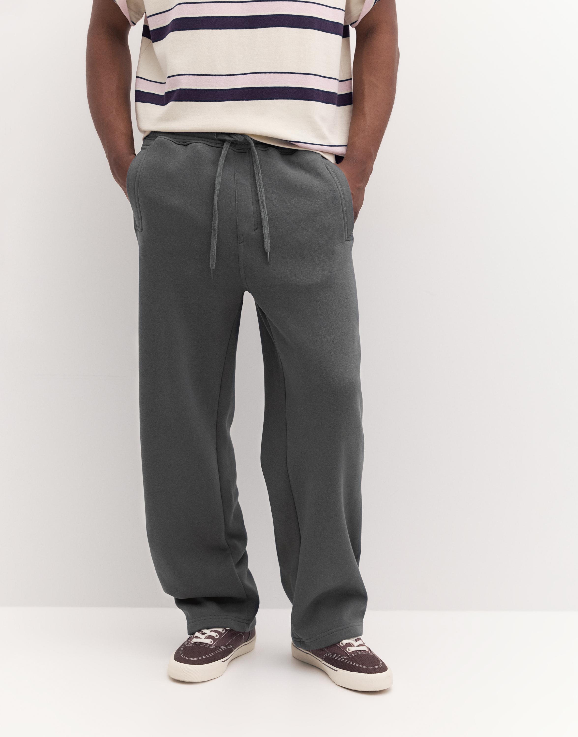 Basic baggy tracksuit bottoms — Anthracite grey
