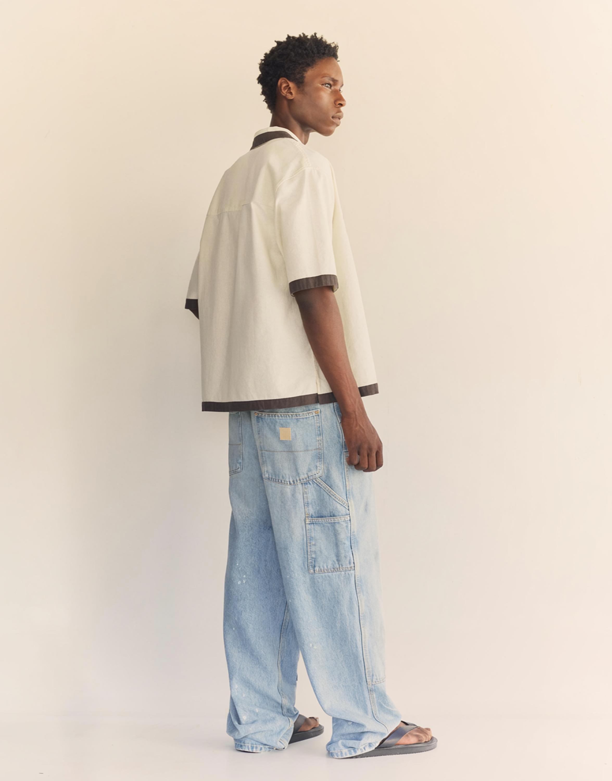 Cowboy Code short sleeve shirt — Off white