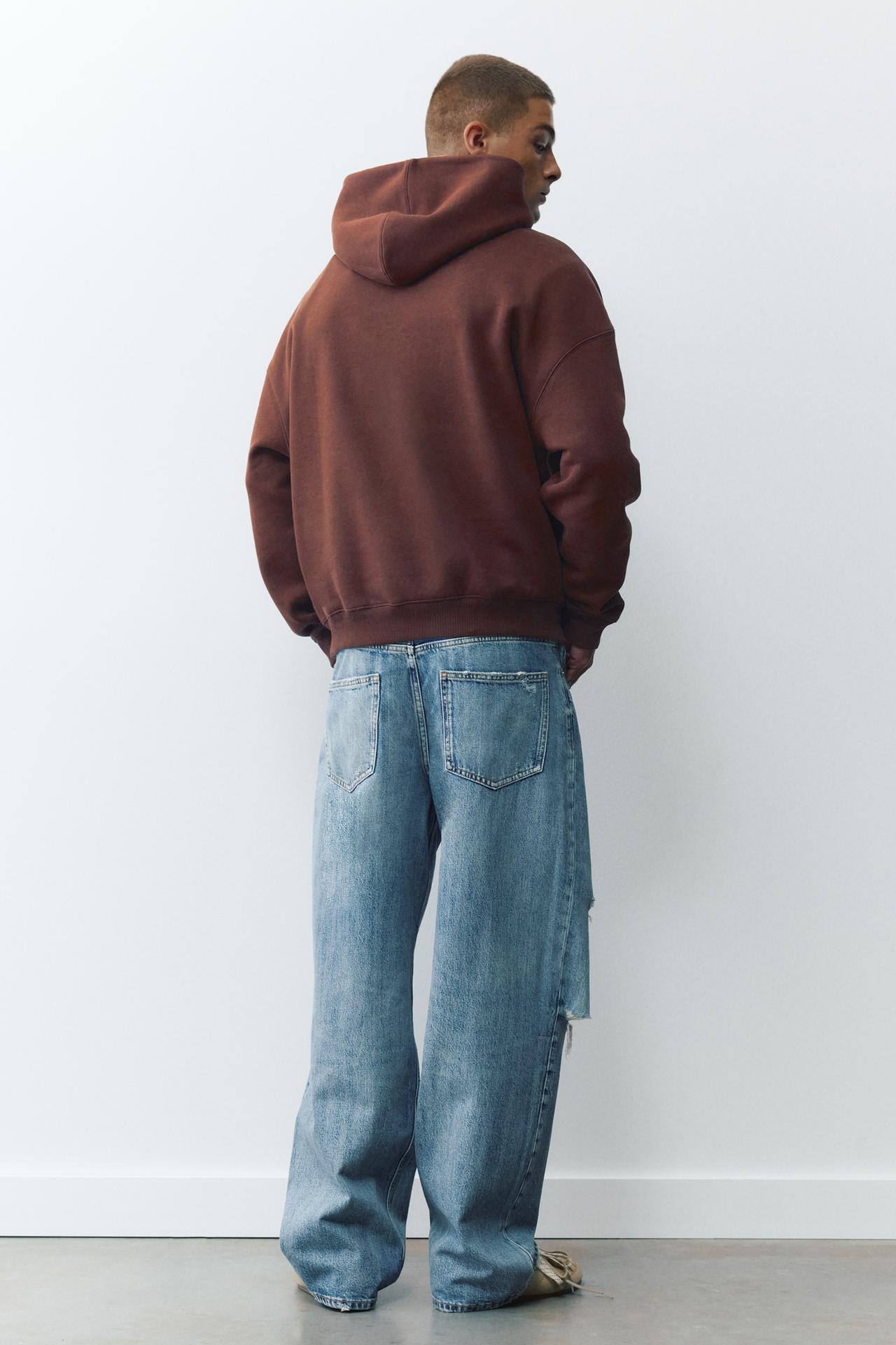 Boxy fit hoodie — Chocolate