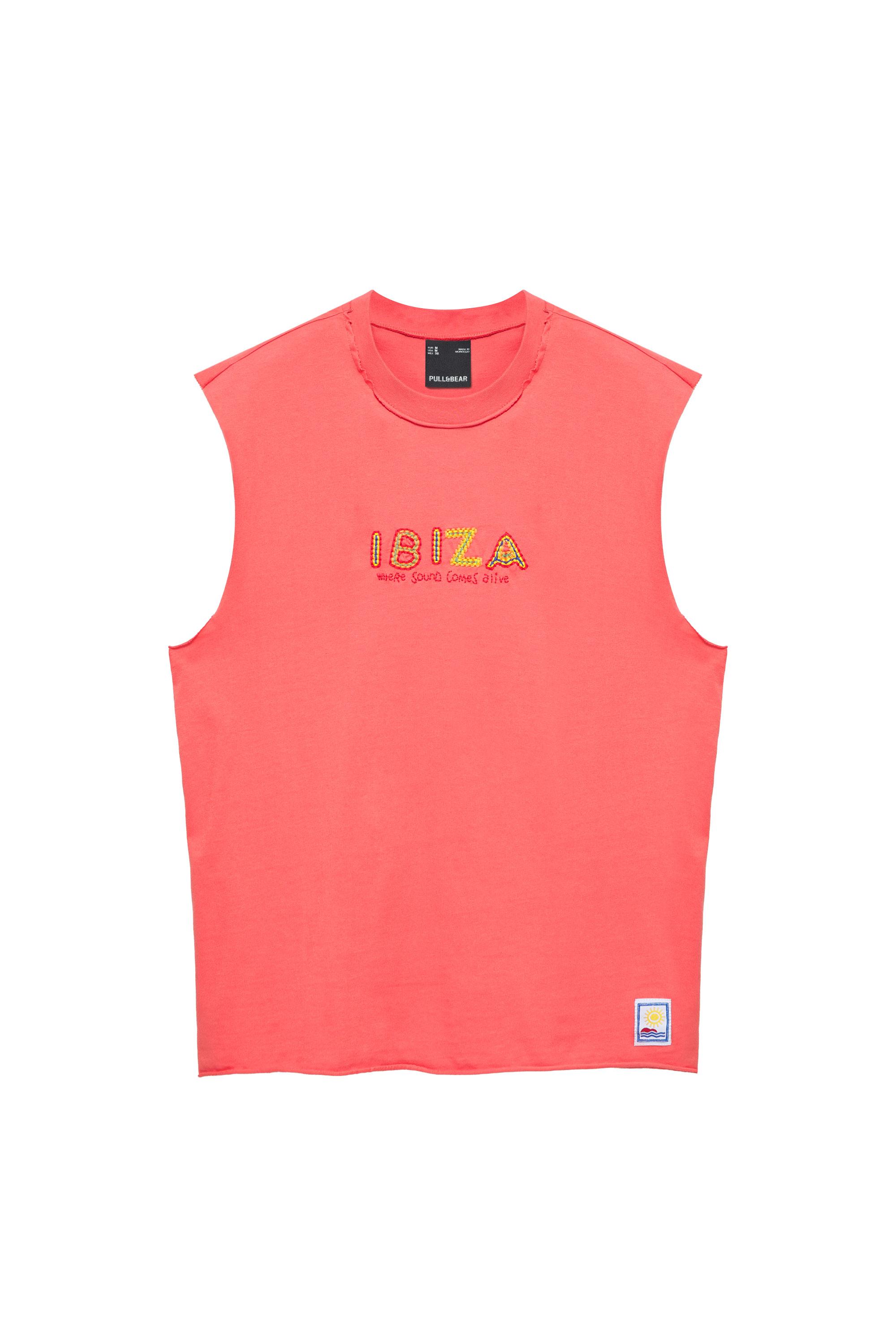 Camiseta tirantes boxy Ibiza
