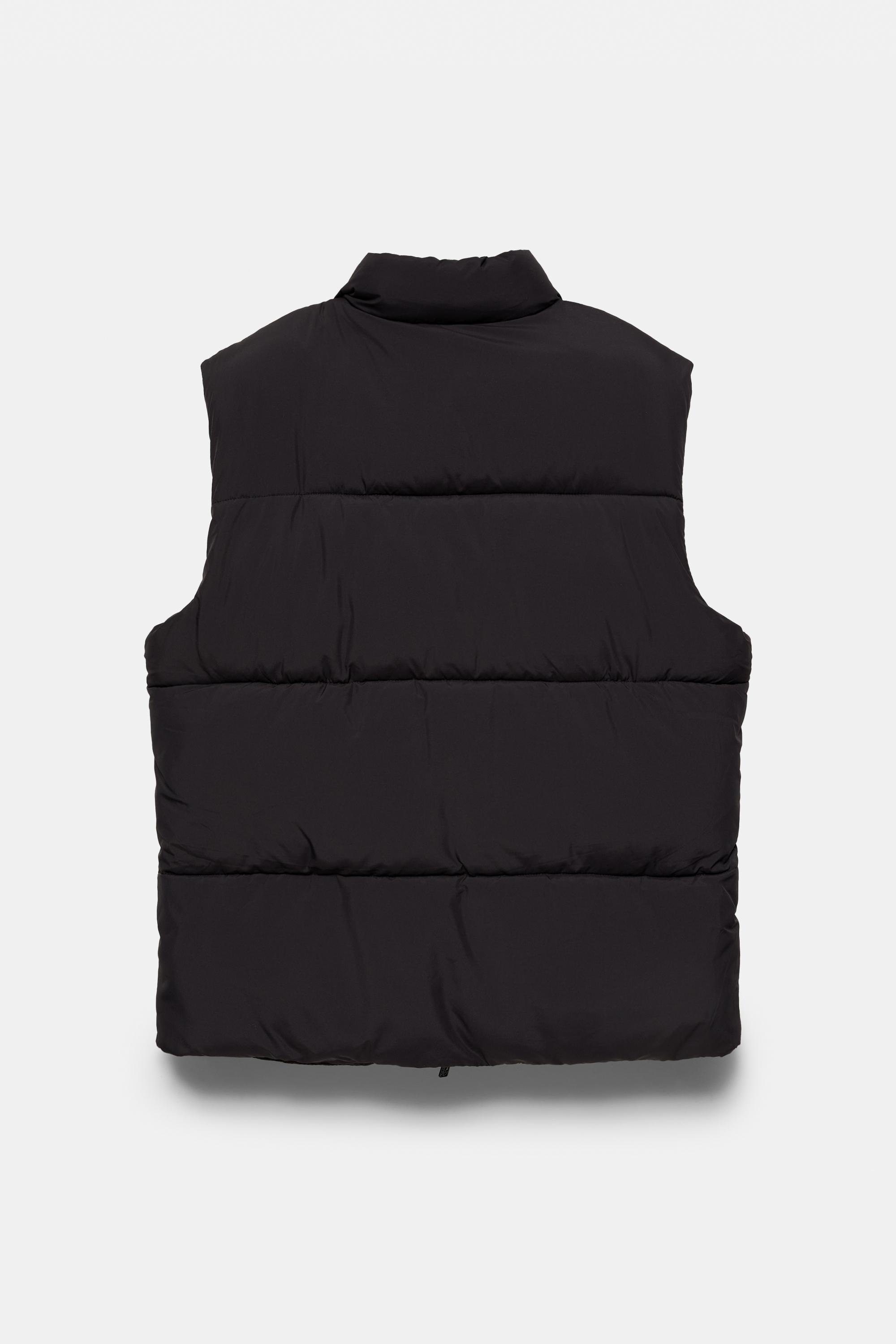 STWD quilted gilet — Black