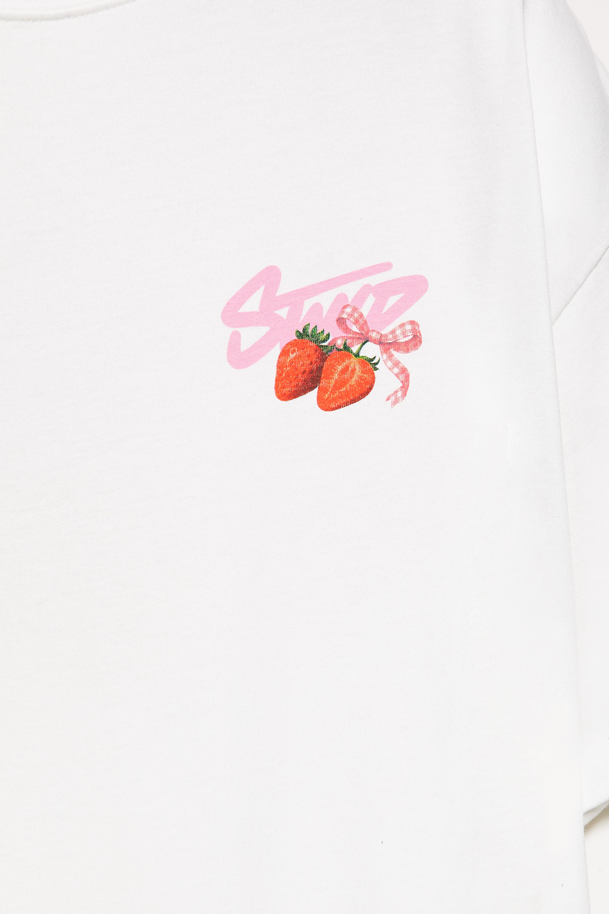 STWD strawberry graphic T-shirt — White