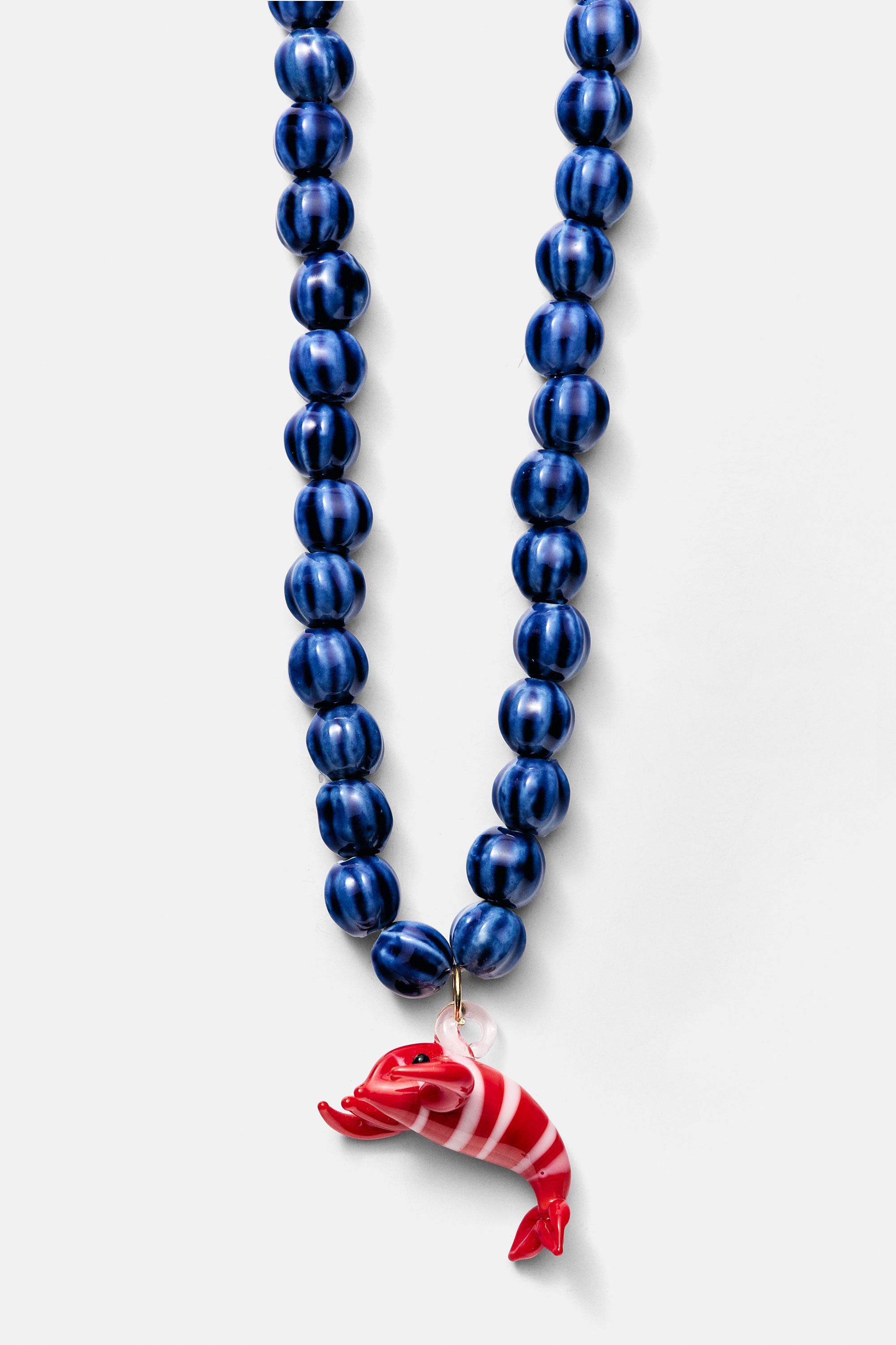 Collana Perline Ciondolo Animale