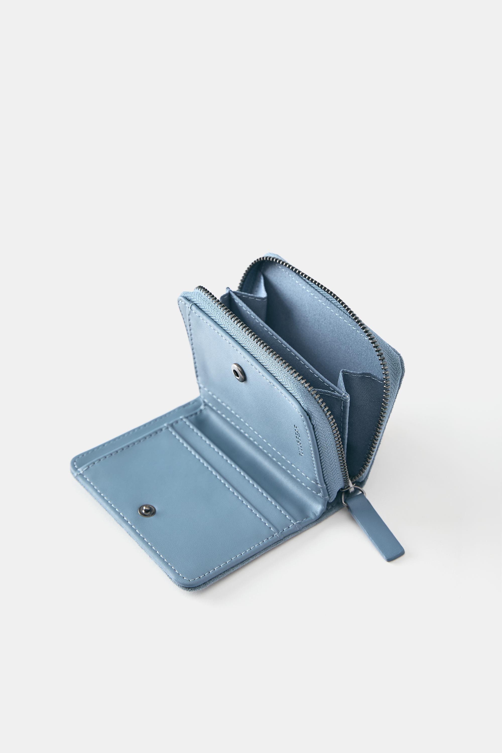 Studded wallet — Blue
