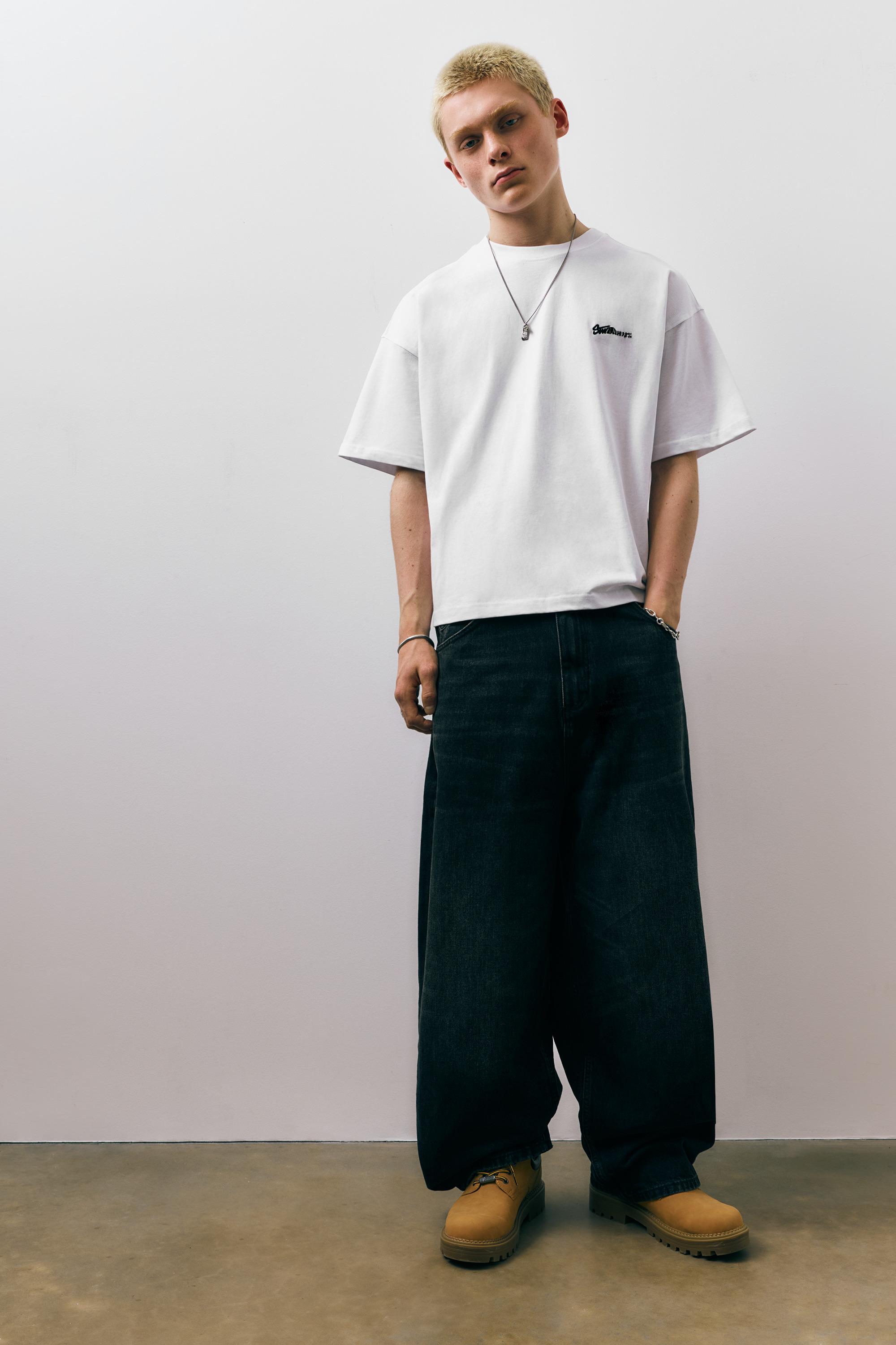 STWD logolu salaş t-shirt - Görsel 55