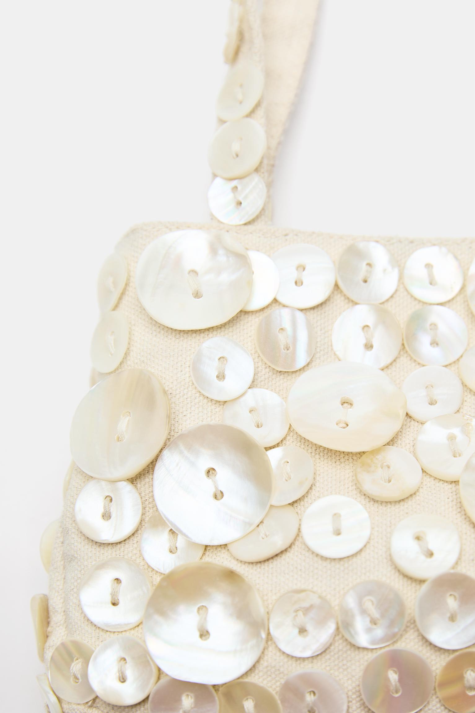 Düğmeli omuz çantası - Görsel 4