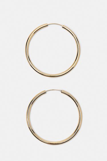 Basic hoop earrings — Gold 4