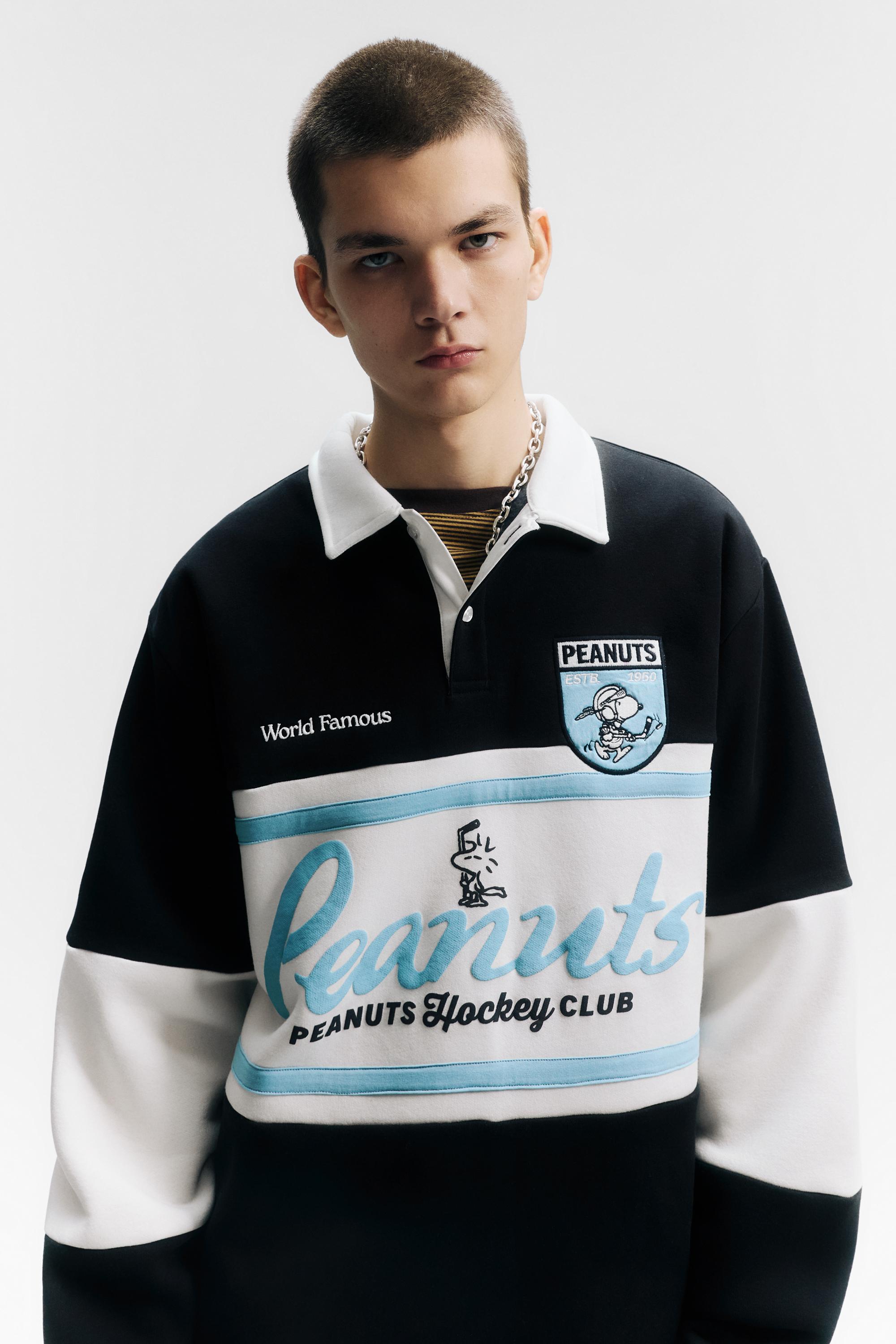 Peanuts panelli polo t-shirt - Görsel 9